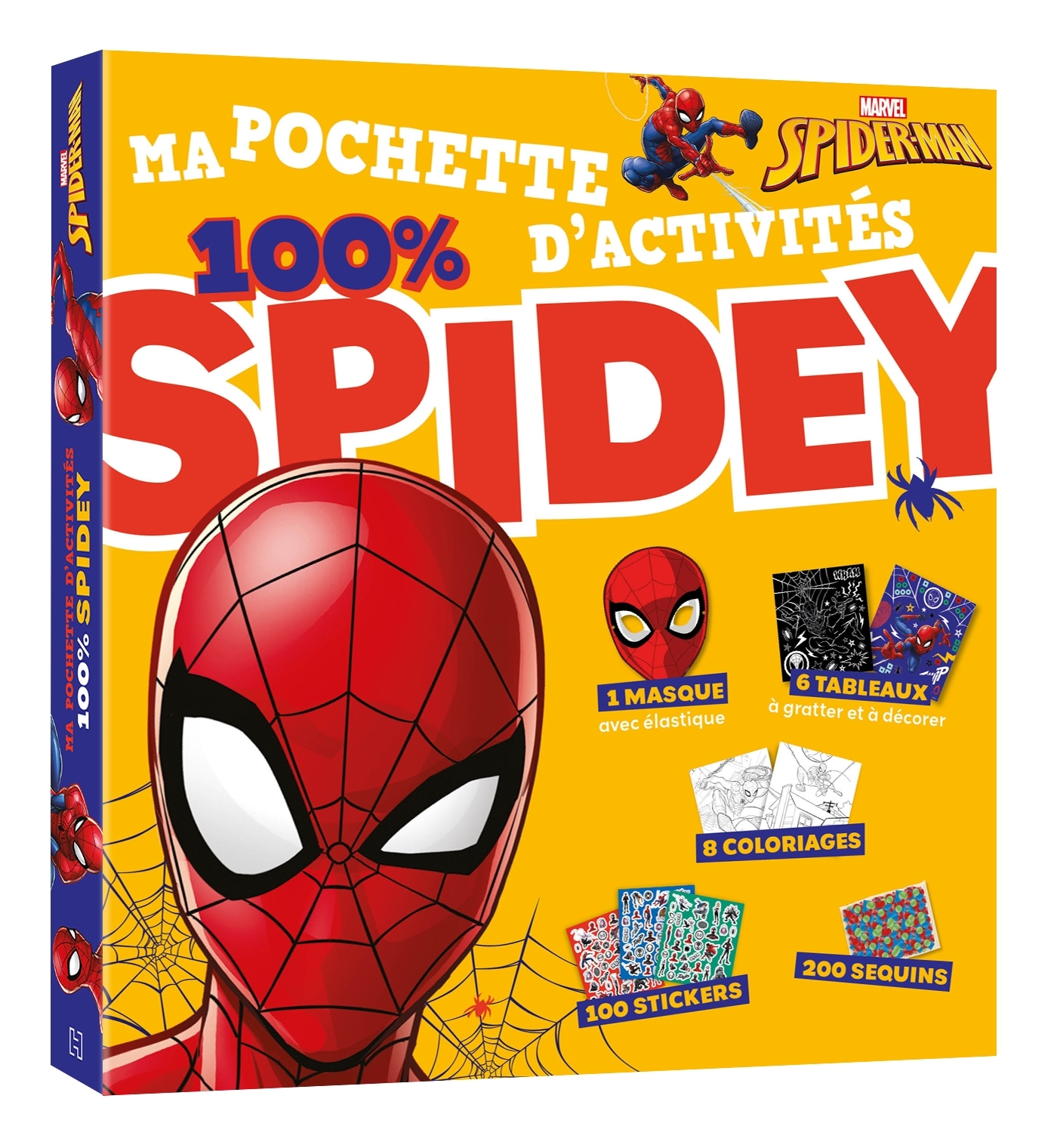 SPIDER-MAN - Ma Pochette d'Activités 100 % Spidey - Marvel