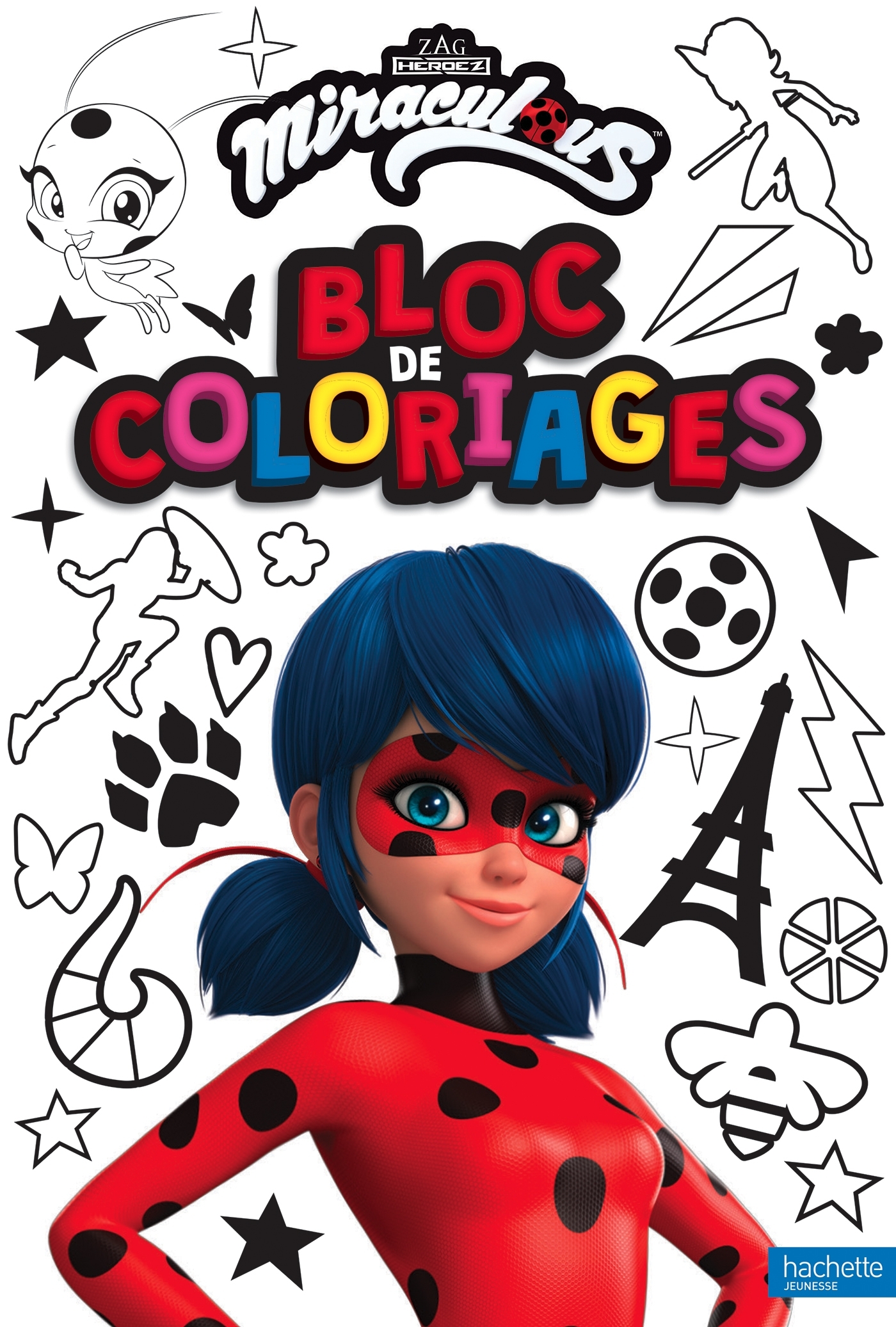 Miraculous - Bloc de coloriages