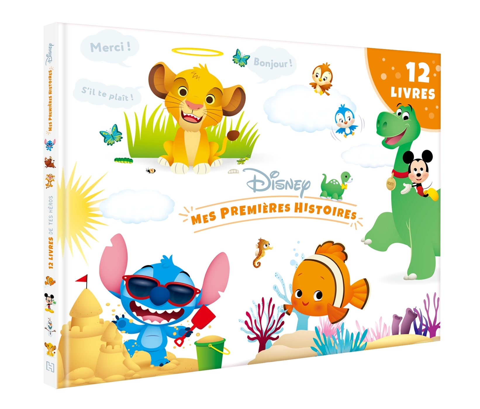 DISNEY BABY - Coffret - Mes Premières Histoires - Les 12 livres de tes héros
