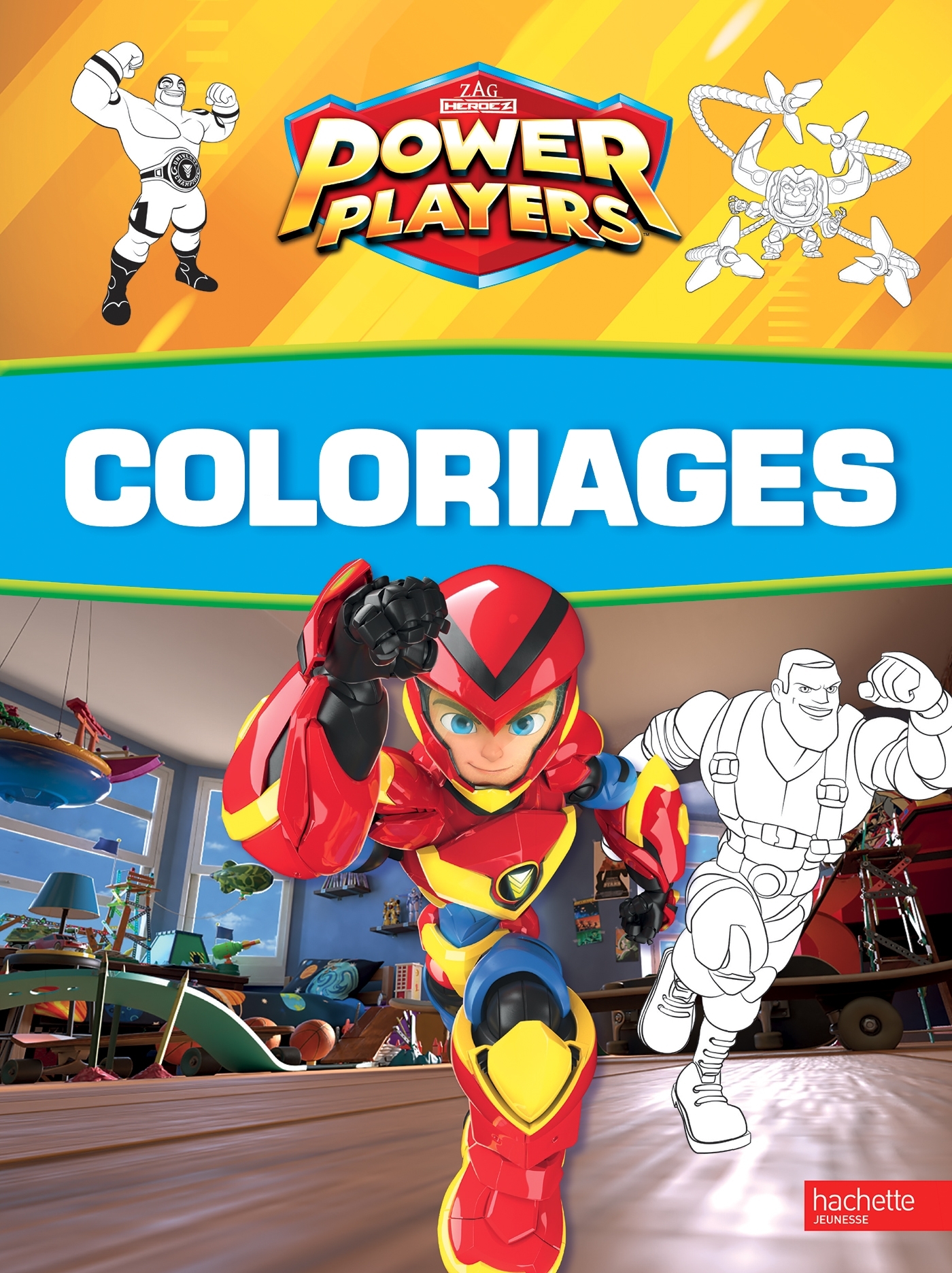 Power Players-Coloriages