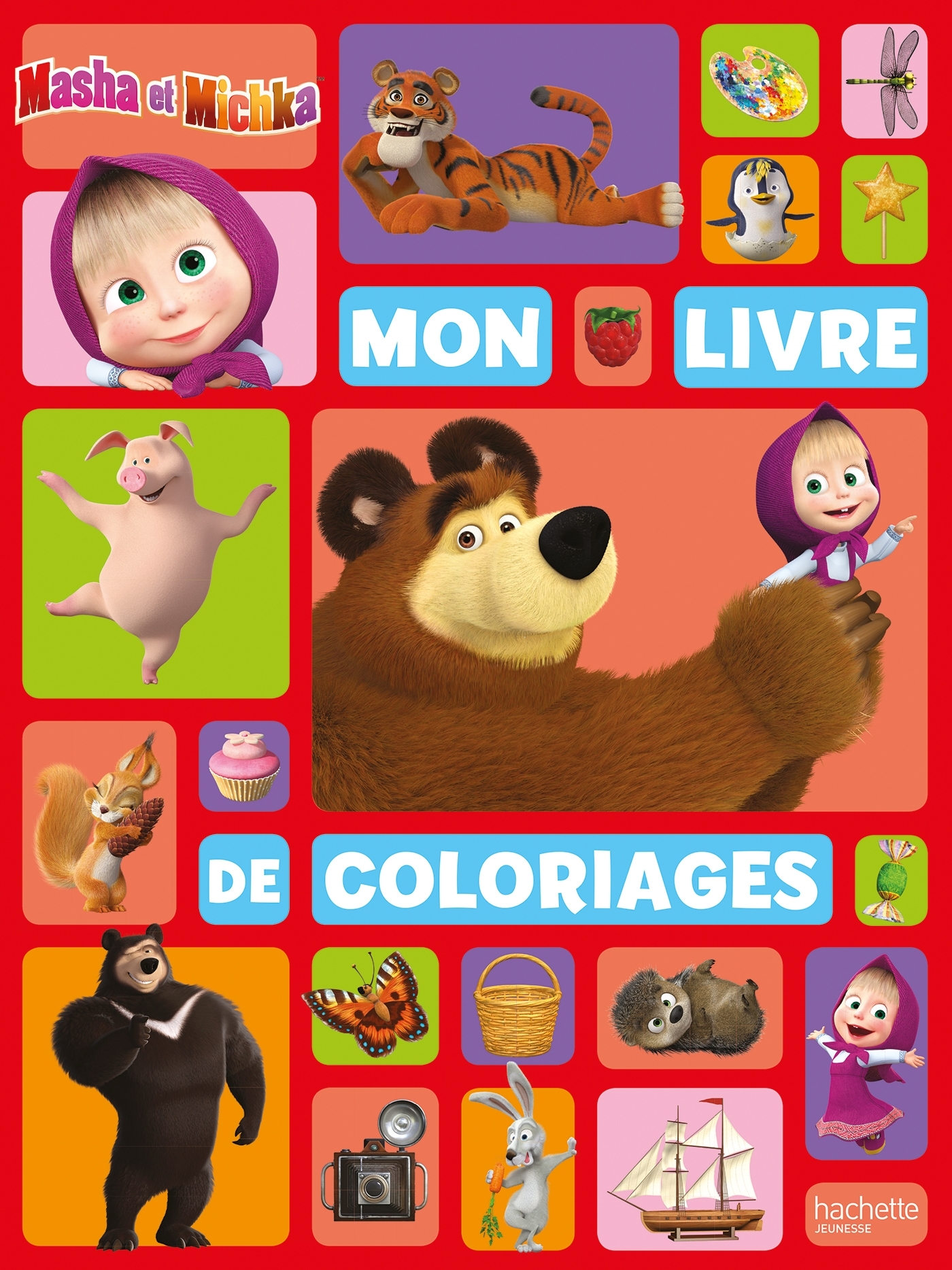 Masha et Michka - Mon livre de coloriages NED