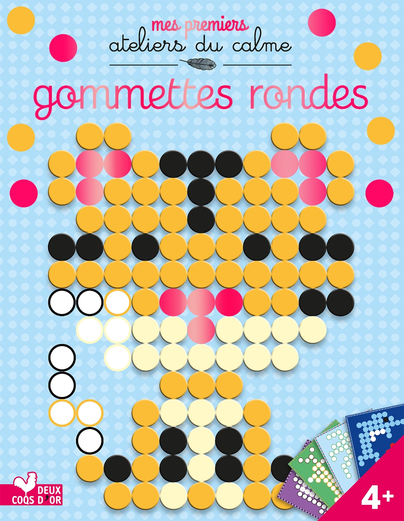 Gommettes rondes - pochette avec accessoires