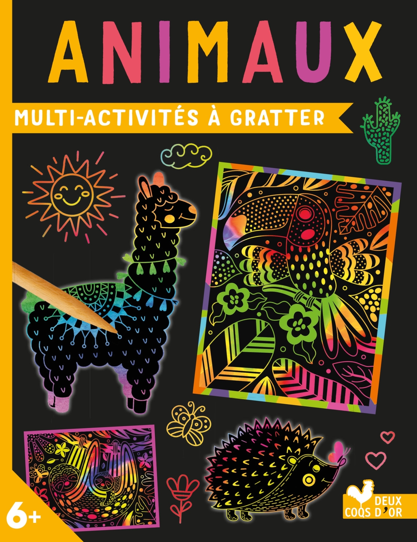 Multi-activités à gratter - Animaux