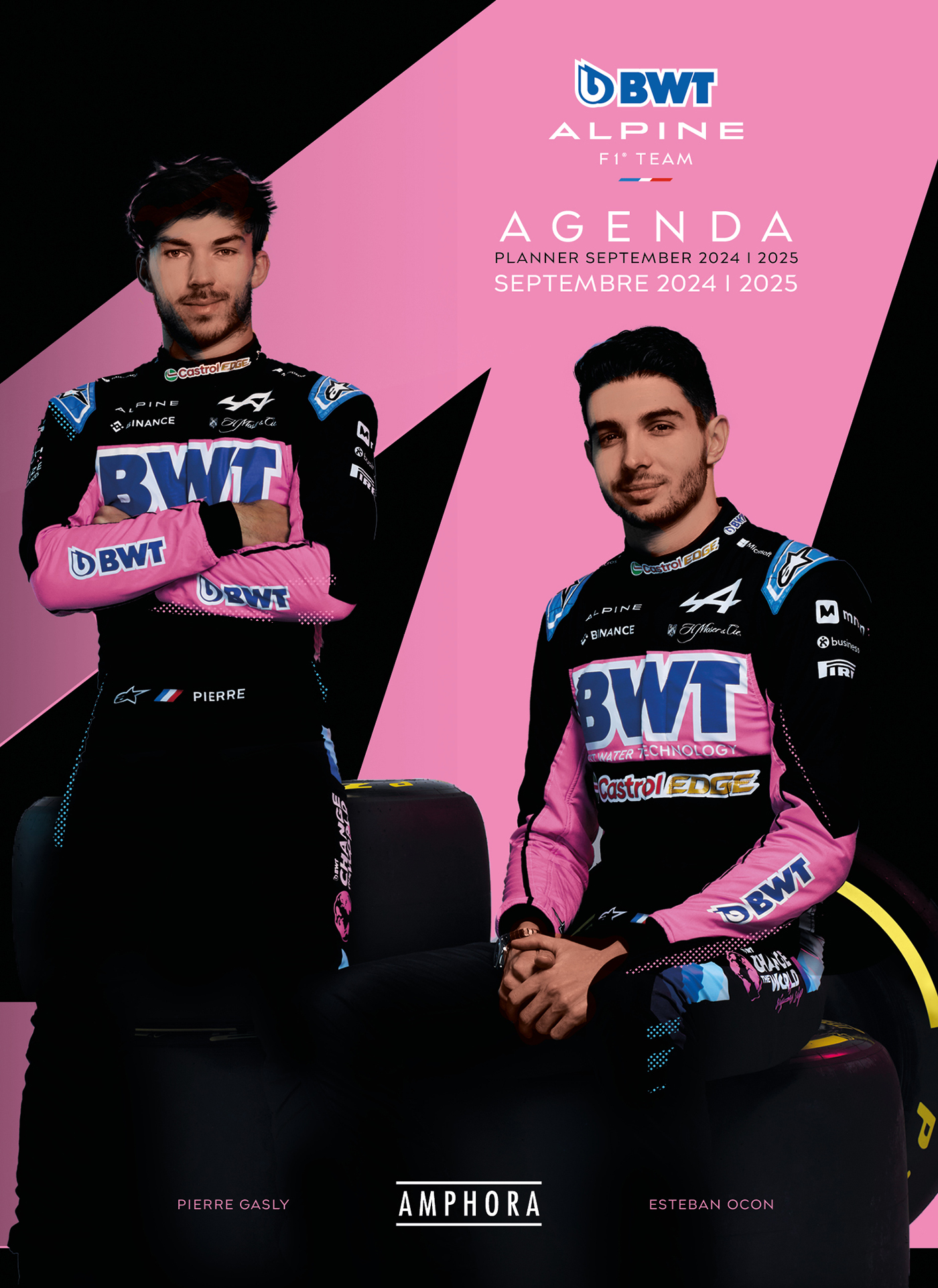 Agenda illustré ALPINE septembre 2024 - septembre 2025