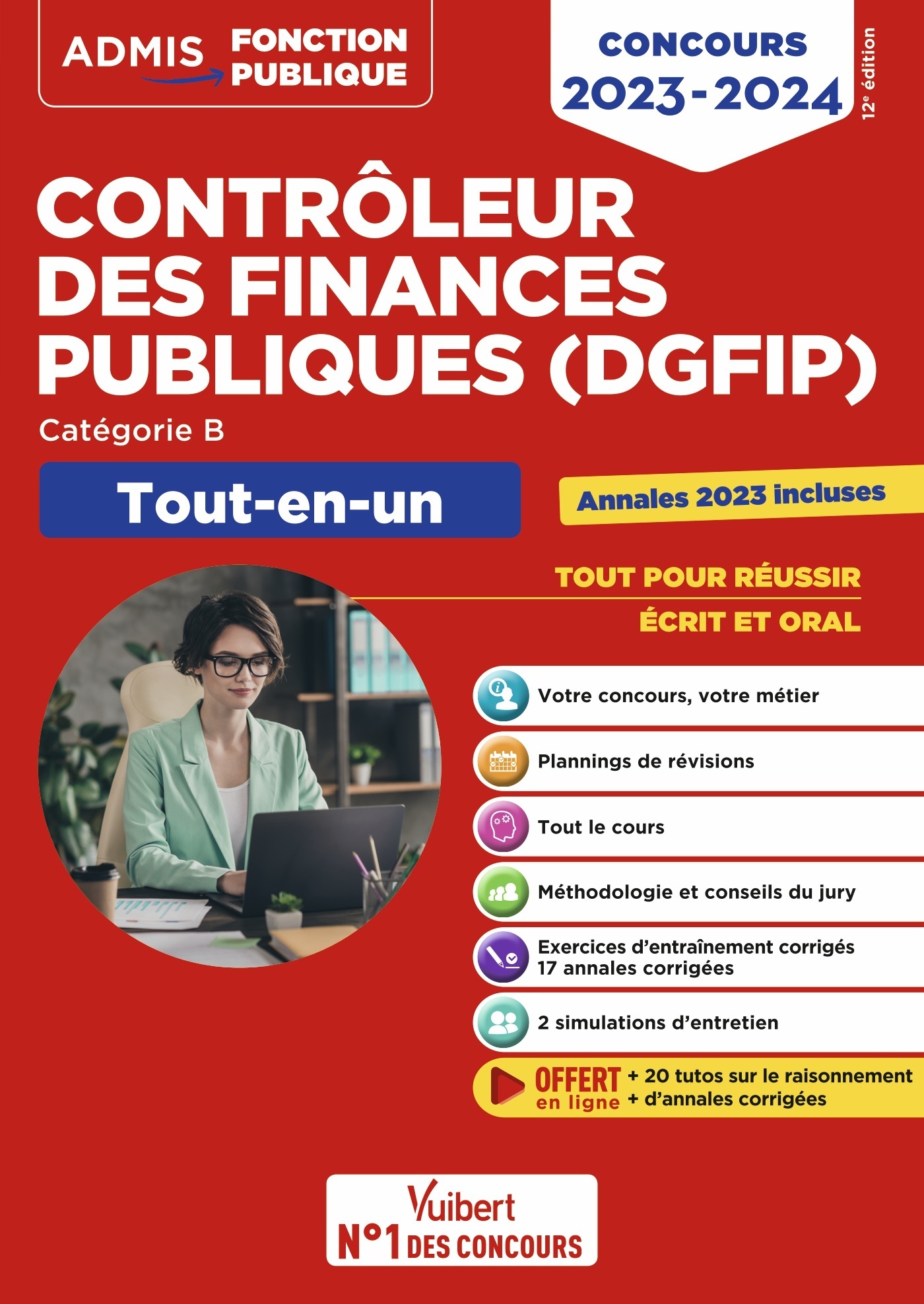 Concours Contrôleur des Finances publiques (DGFIP) - Catégorie B - Tout-en-un