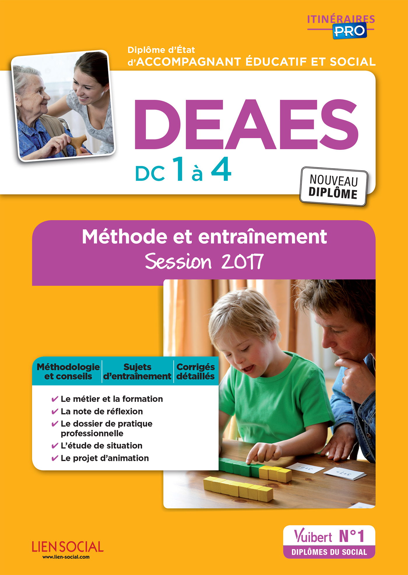 DEAES - DC 1 à 4 - Méthode et entraînement