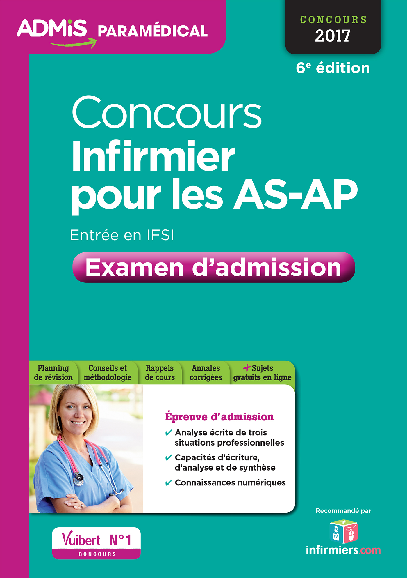 Concours Infirmier pour les AS-AP - Entrée en IFSI - Examen d'admission