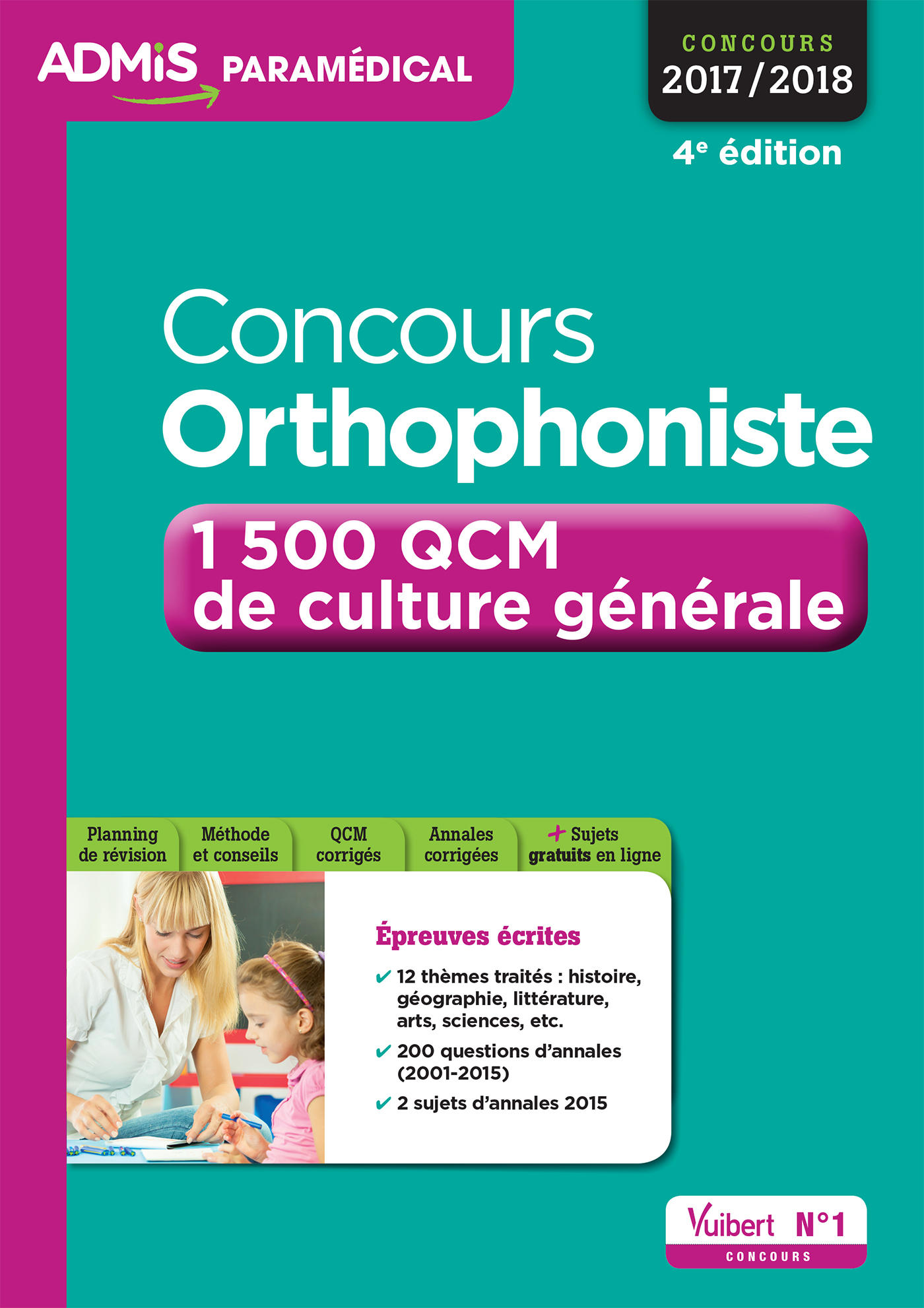 Concours Orthophoniste - 1 500 QCM de culture générale