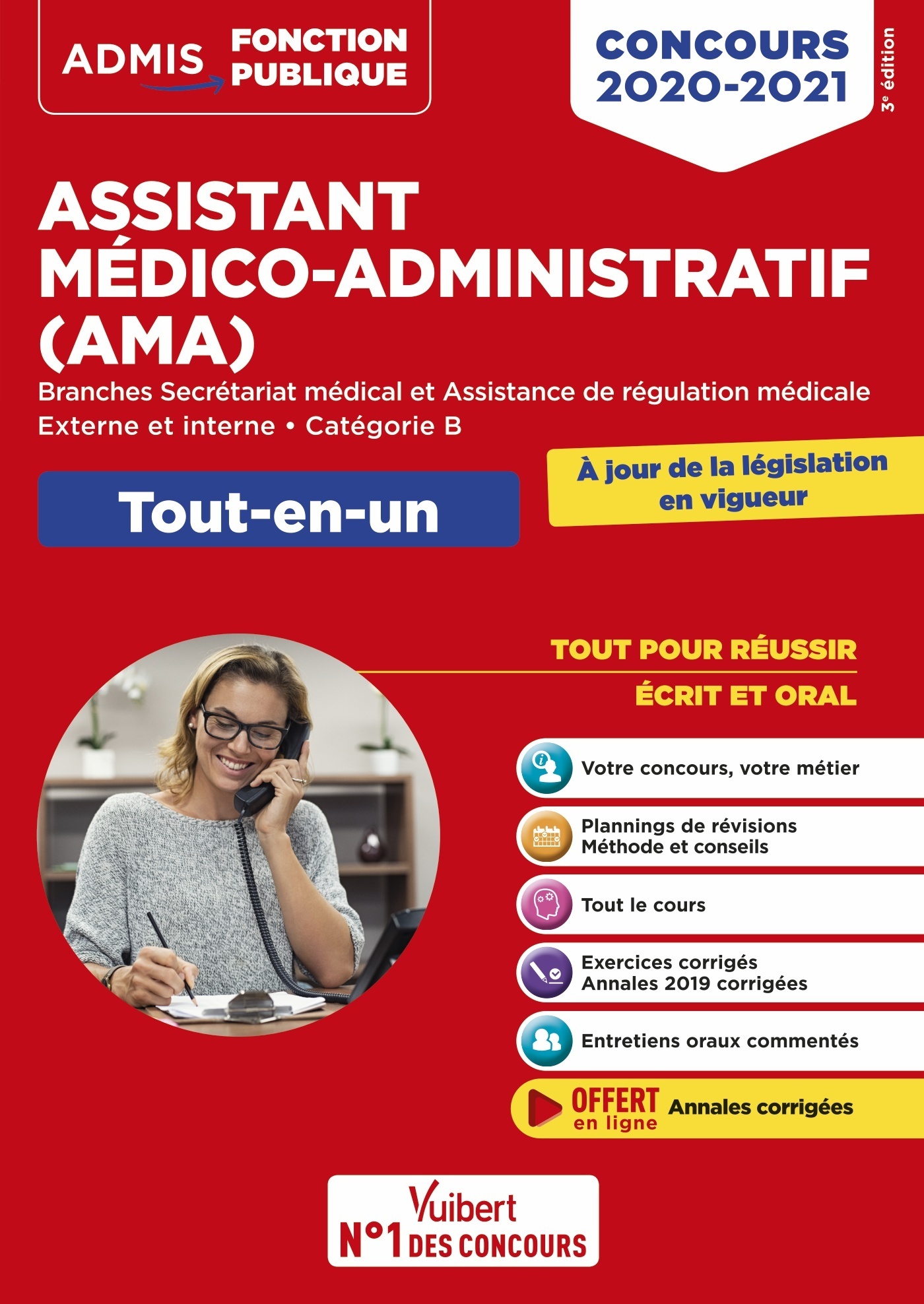 Concours Assistant médico-administratif - Catégorie B - Tout-en-un