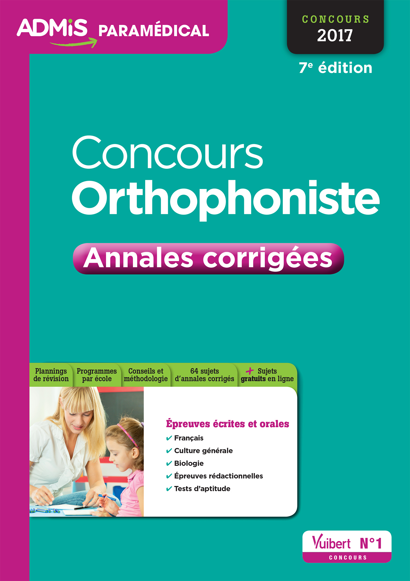 Concours Orthophoniste - Annales corrigées