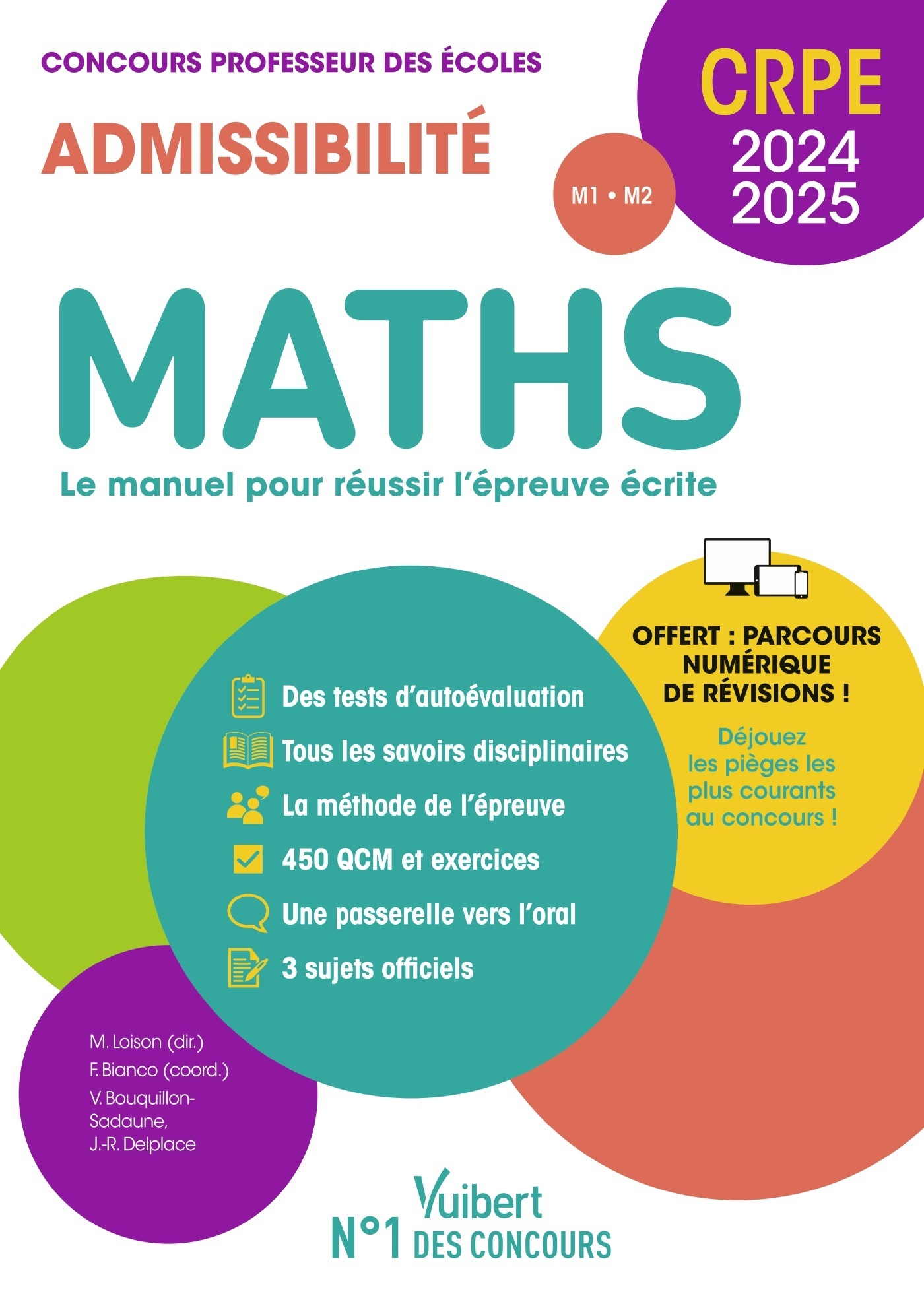 Maths - CRPE 2024-2025 - Epreuve écrite d'admissibilité