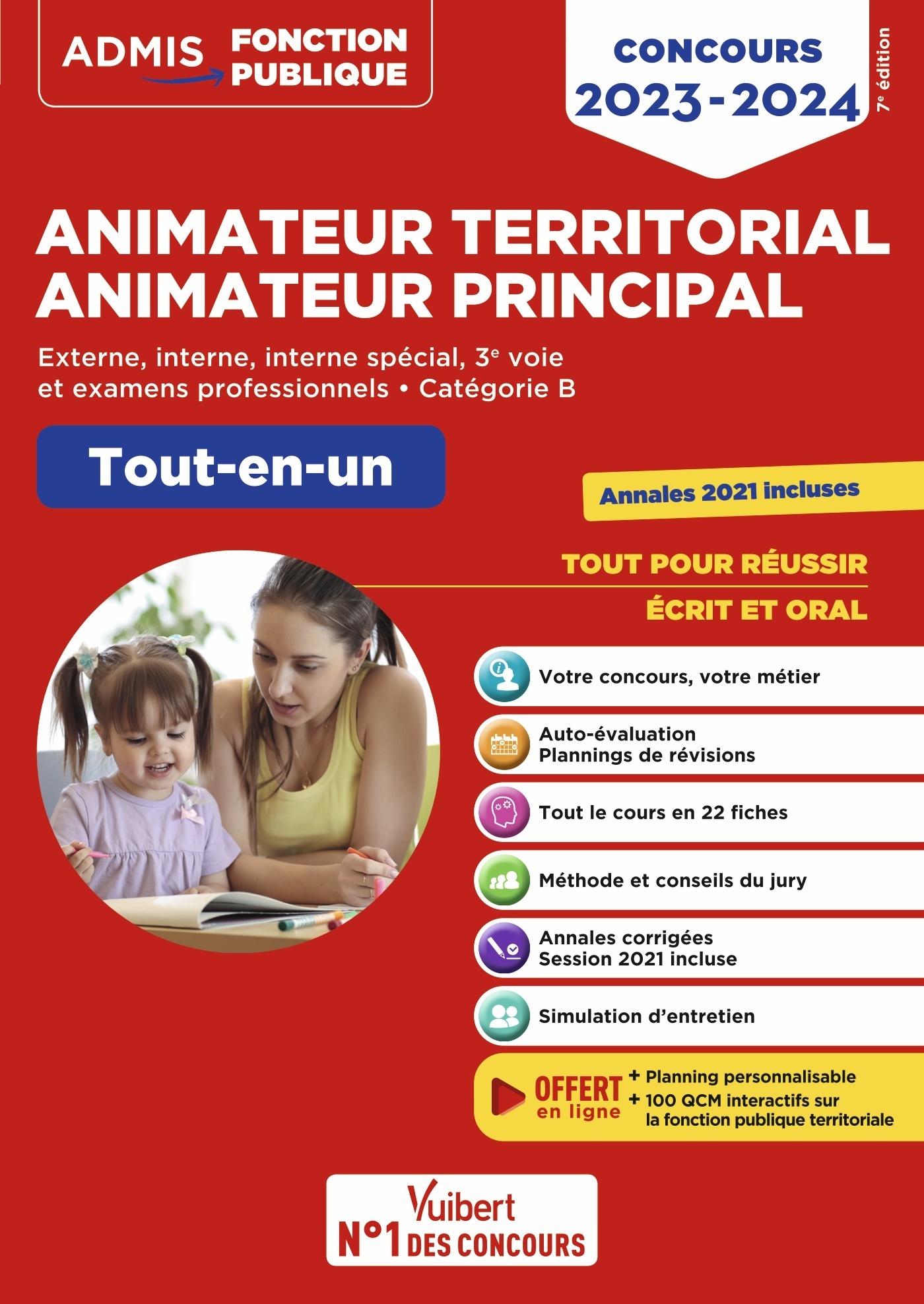 Concours Animateur territorial et Animateur principal - Catégorie B - Tout-en-un