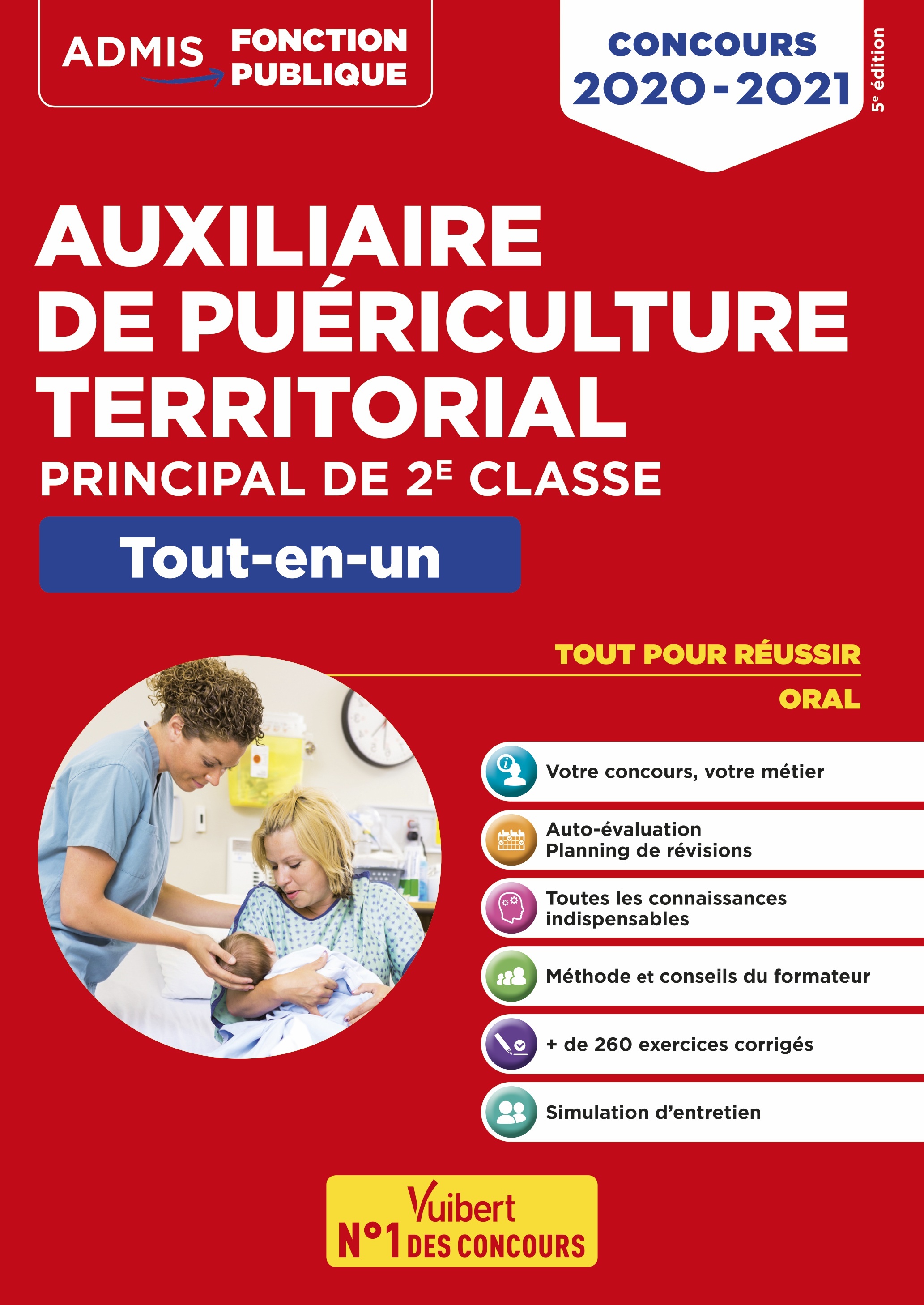 Concours Auxiliaire de puériculture territorial - Catégorie C - Tout-en-un