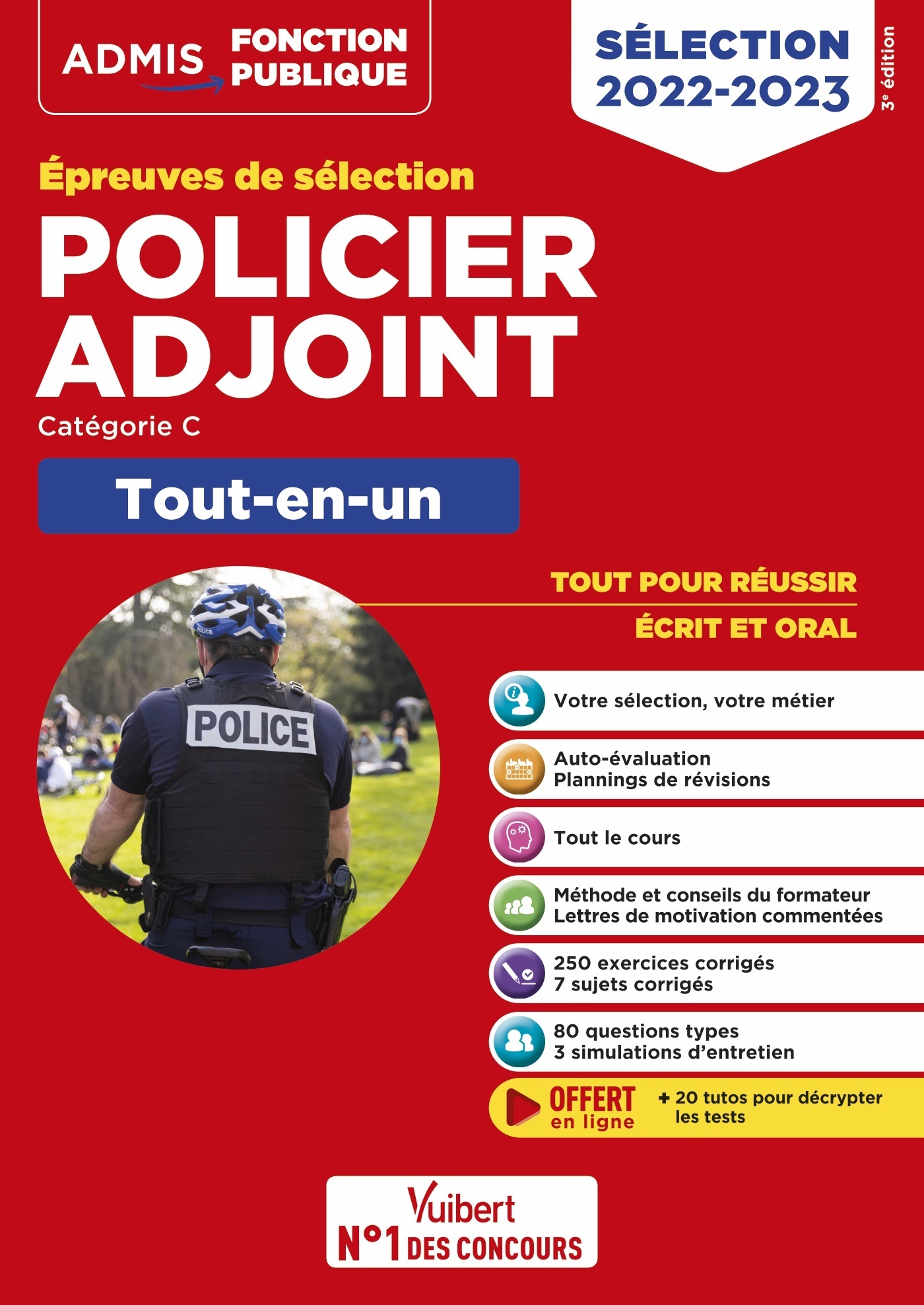 Policier adjoint - Catégorie C - Tout-en-un