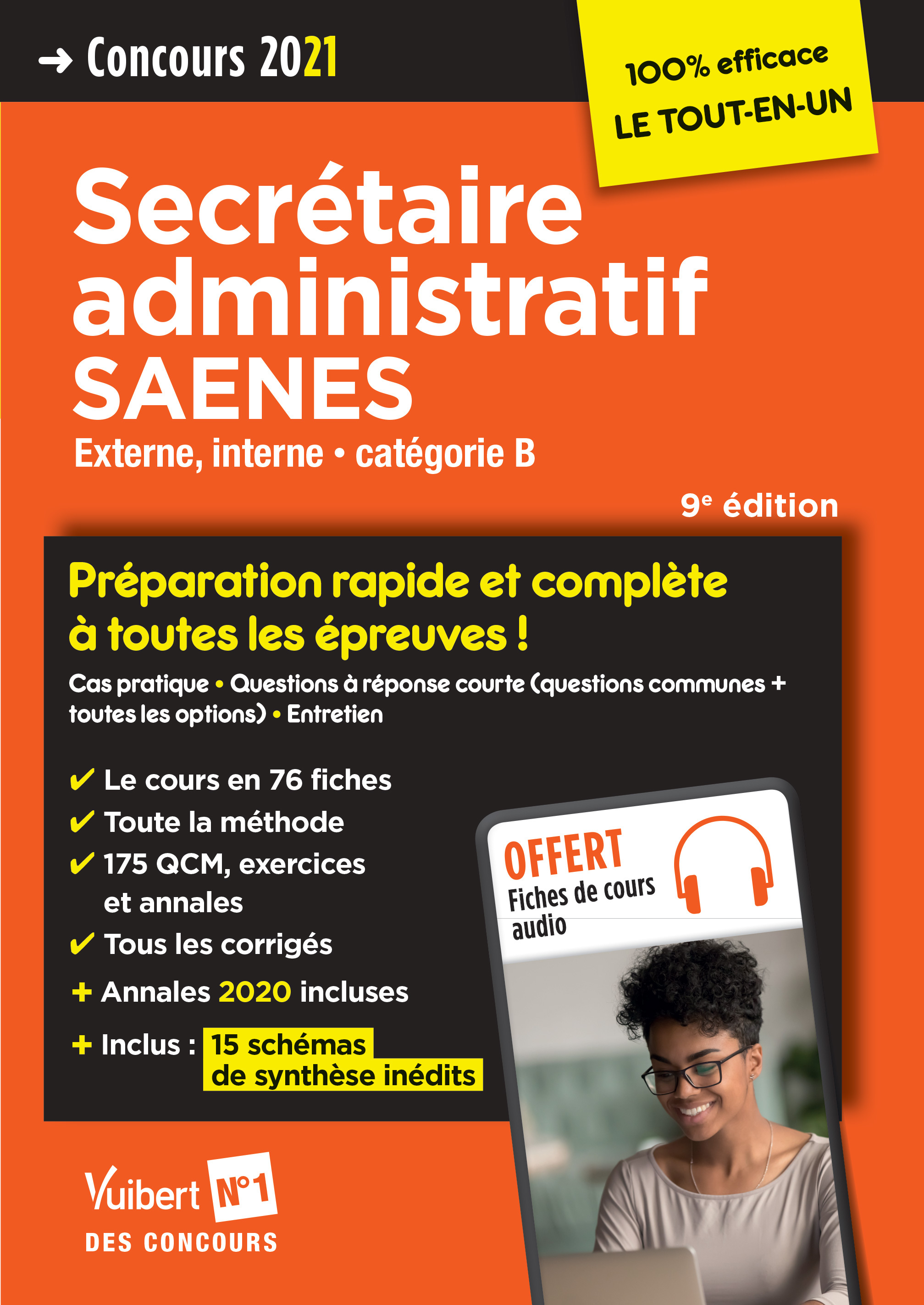 Concours Secrétaire administratif et SAENES - Catégorie B - Préparation rapide et complète à toutes les épreuves
