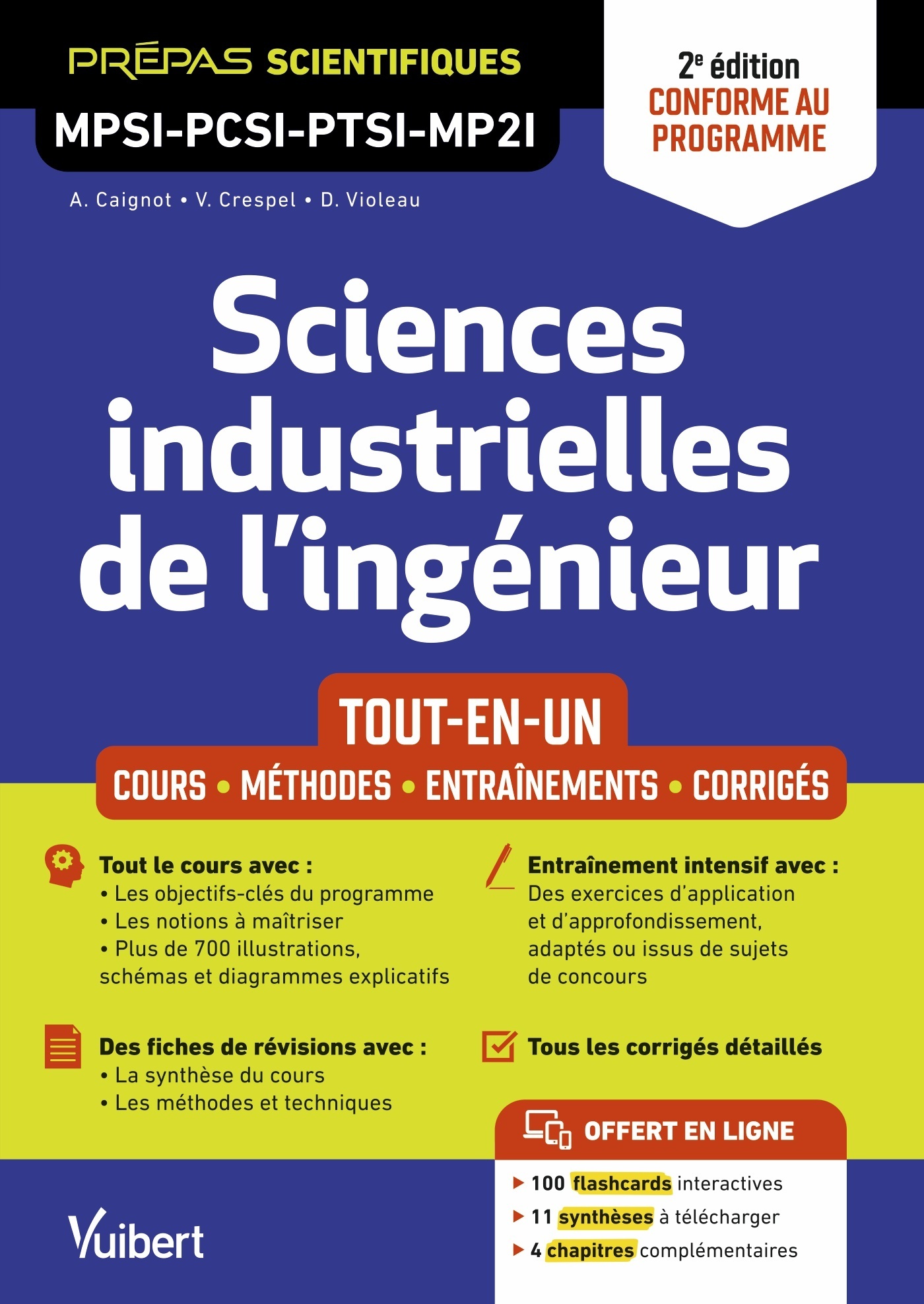 Sciences industrielles de l'ingénieur MPSI-PCSI-PTSI-MP2I - Tout-en-un