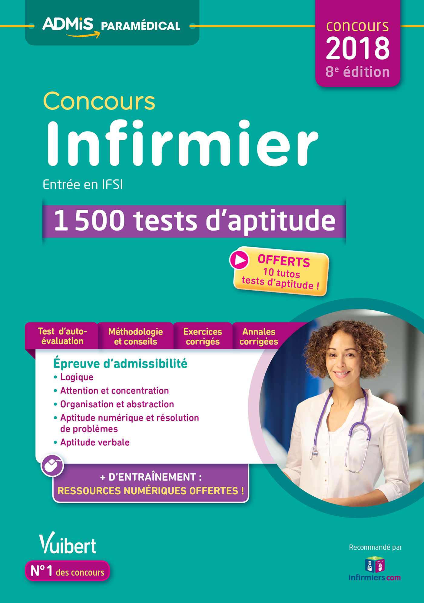 Concours Infirmier - Entrée en IFSI - 1500 tests d'aptitude