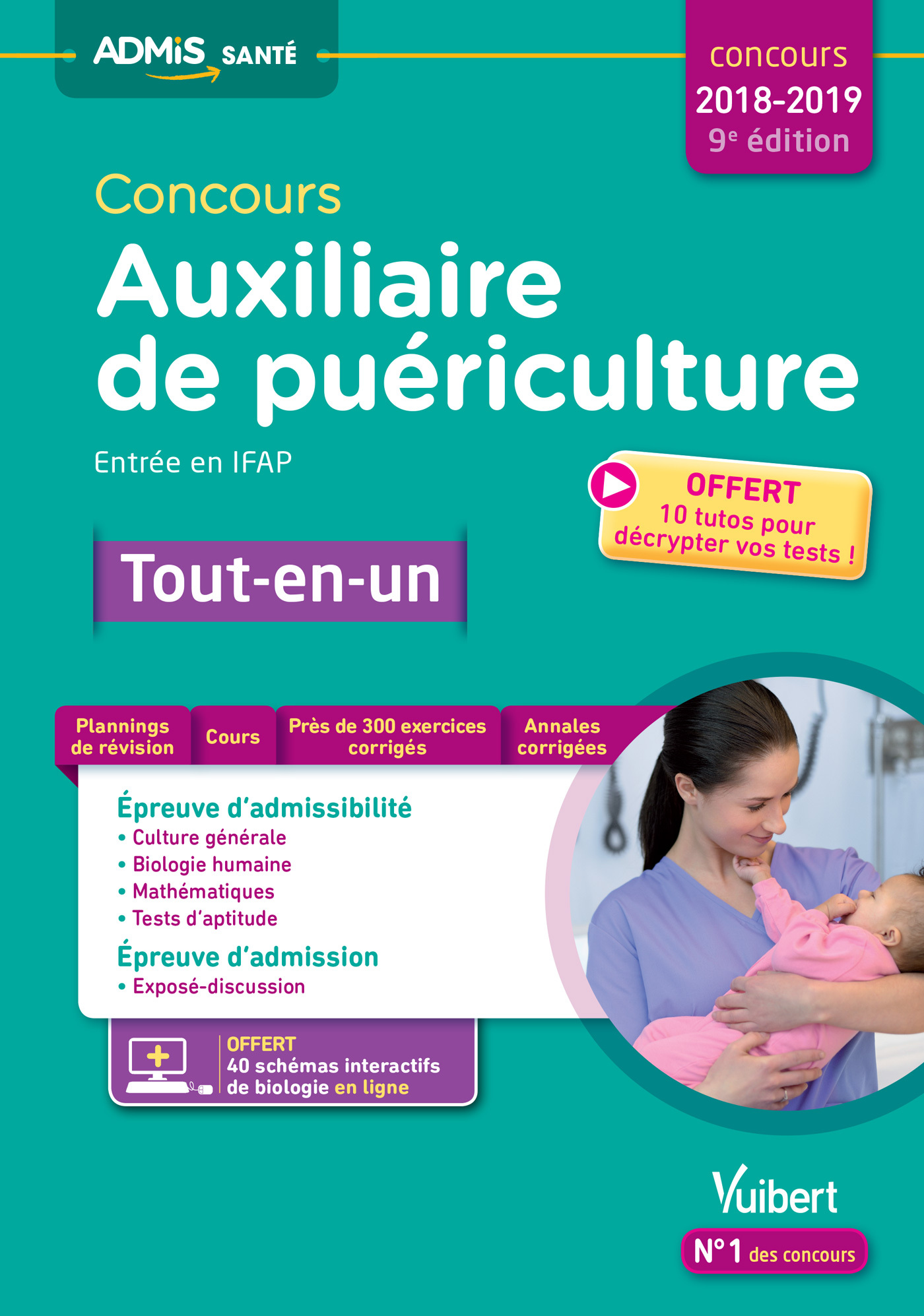 Concours Auxiliaire de puériculture - Entrée en IFAP - Tout-en-un