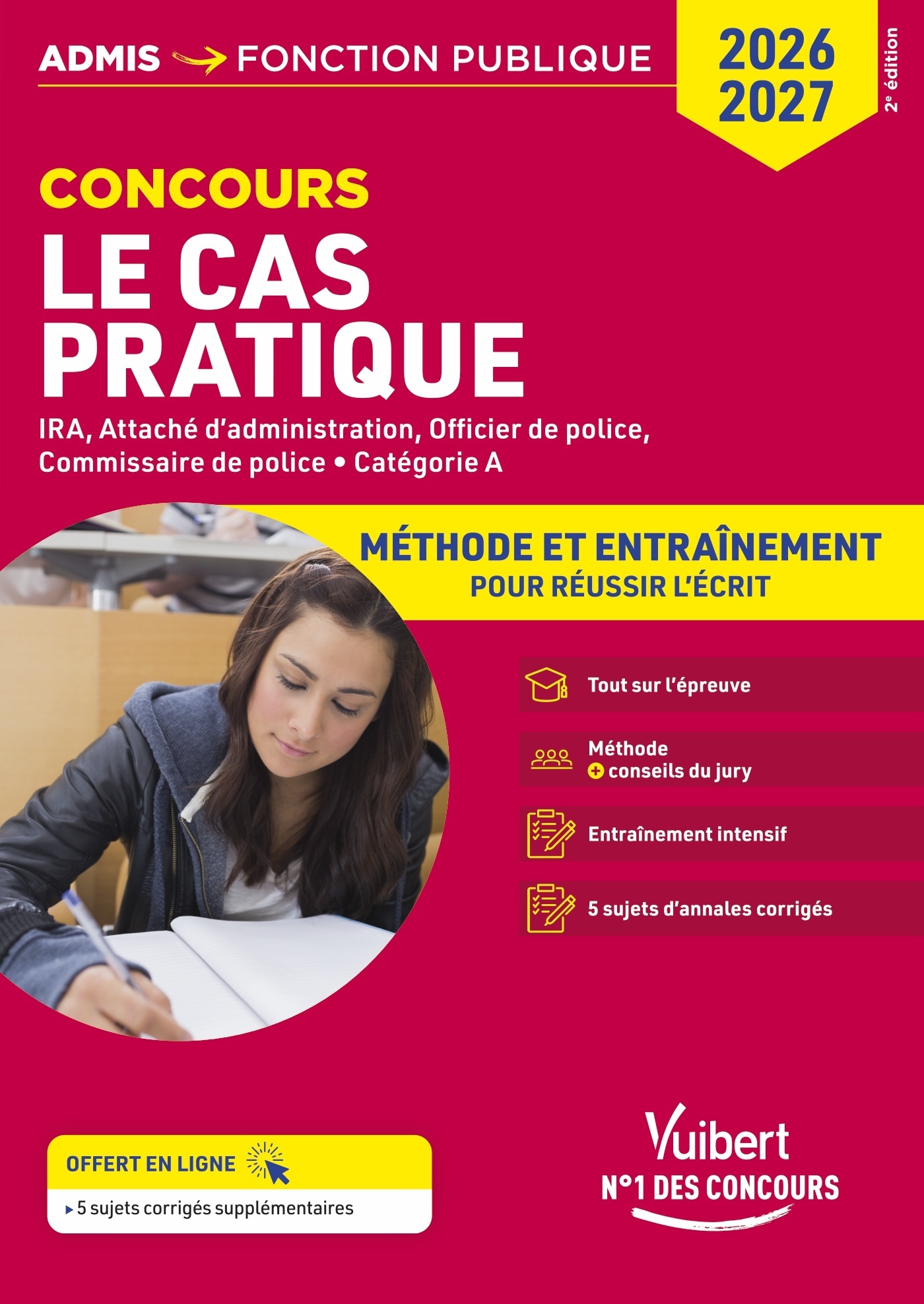 Cas pratique - Catégorie A - Méthode et Entraînement - Annales corrigées