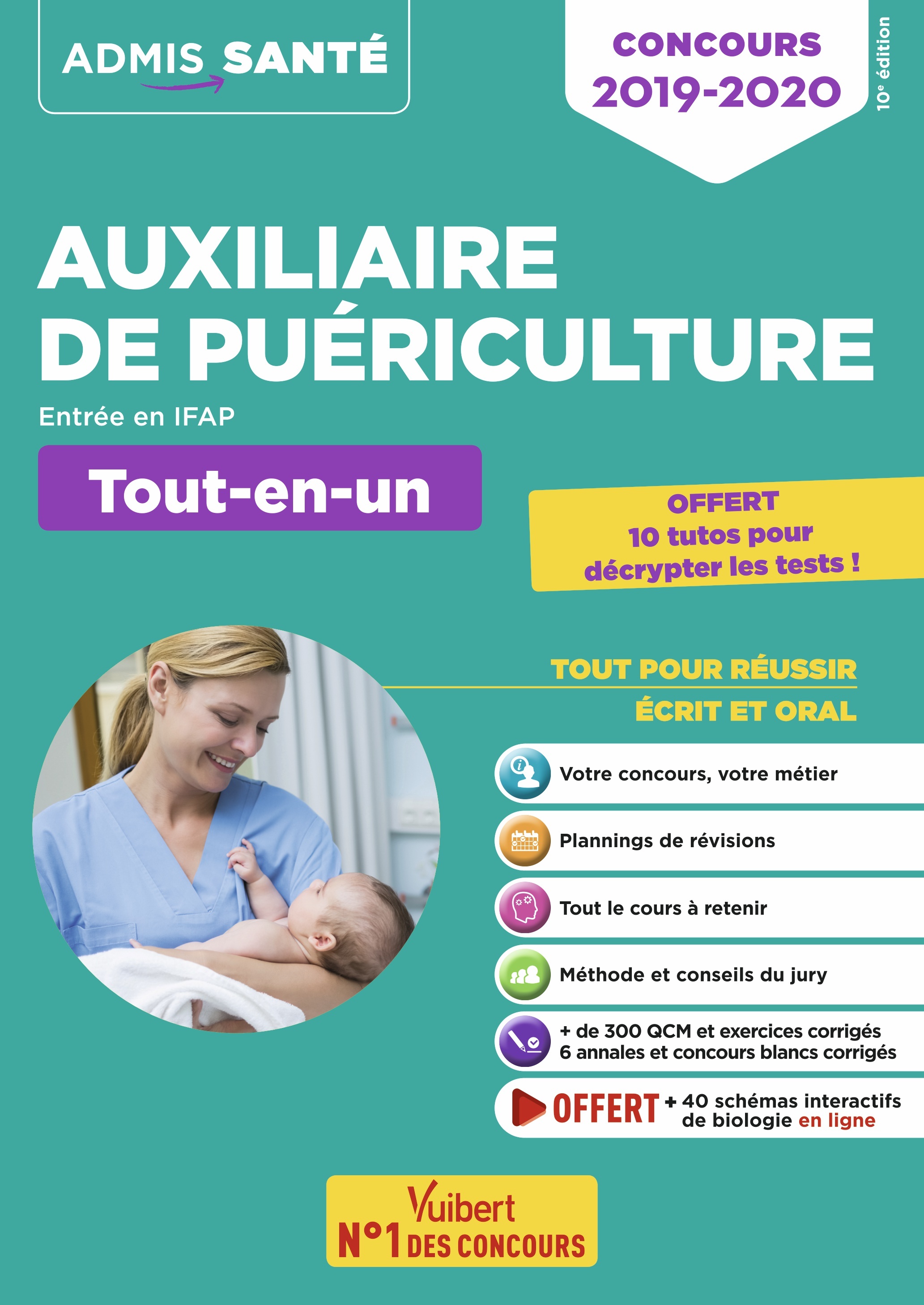 Concours Auxiliaire de puériculture - Entrée en IFAP - Tout-en-un
