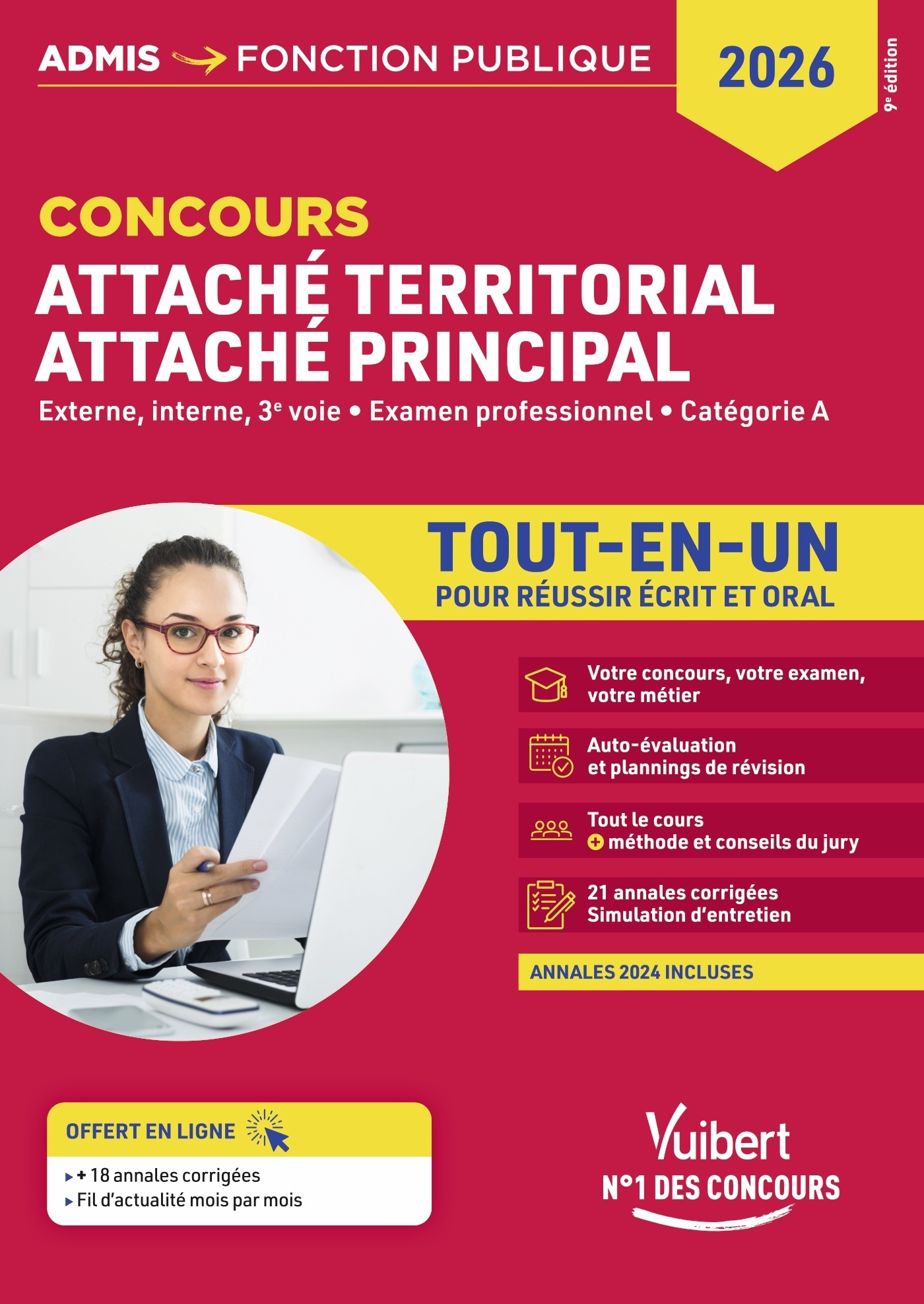 Concours Attaché territorial - Attaché principal - Catégorie A - Tout-en-un