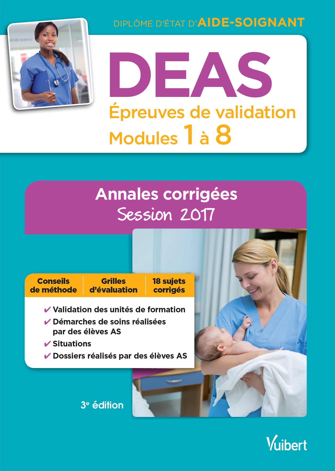 DEAS - Épreuves de validation - Modules 1 à 8 - Annales corrigées