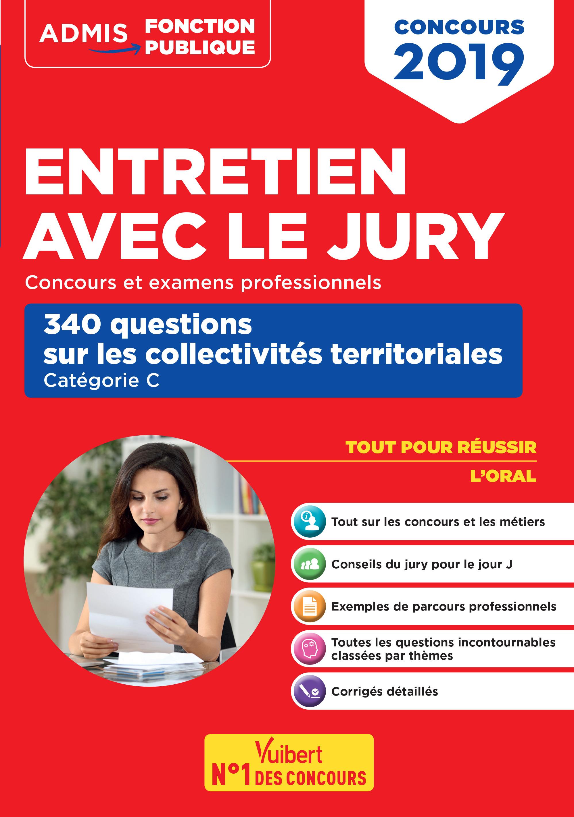Entretien avec le jury - 340 questions sur les collectivités territoriales - Concours Fonction publique territoriale - catégorie C