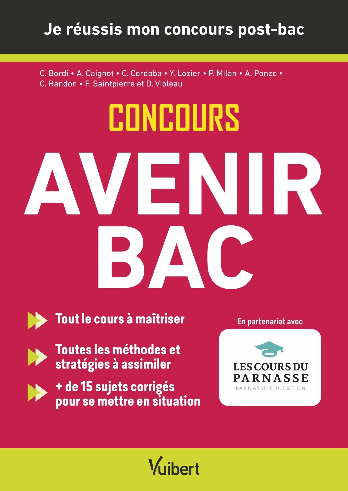 Je réussis mon concours Avenir Bac - Admissions post-bac Parcoursup + épreuves