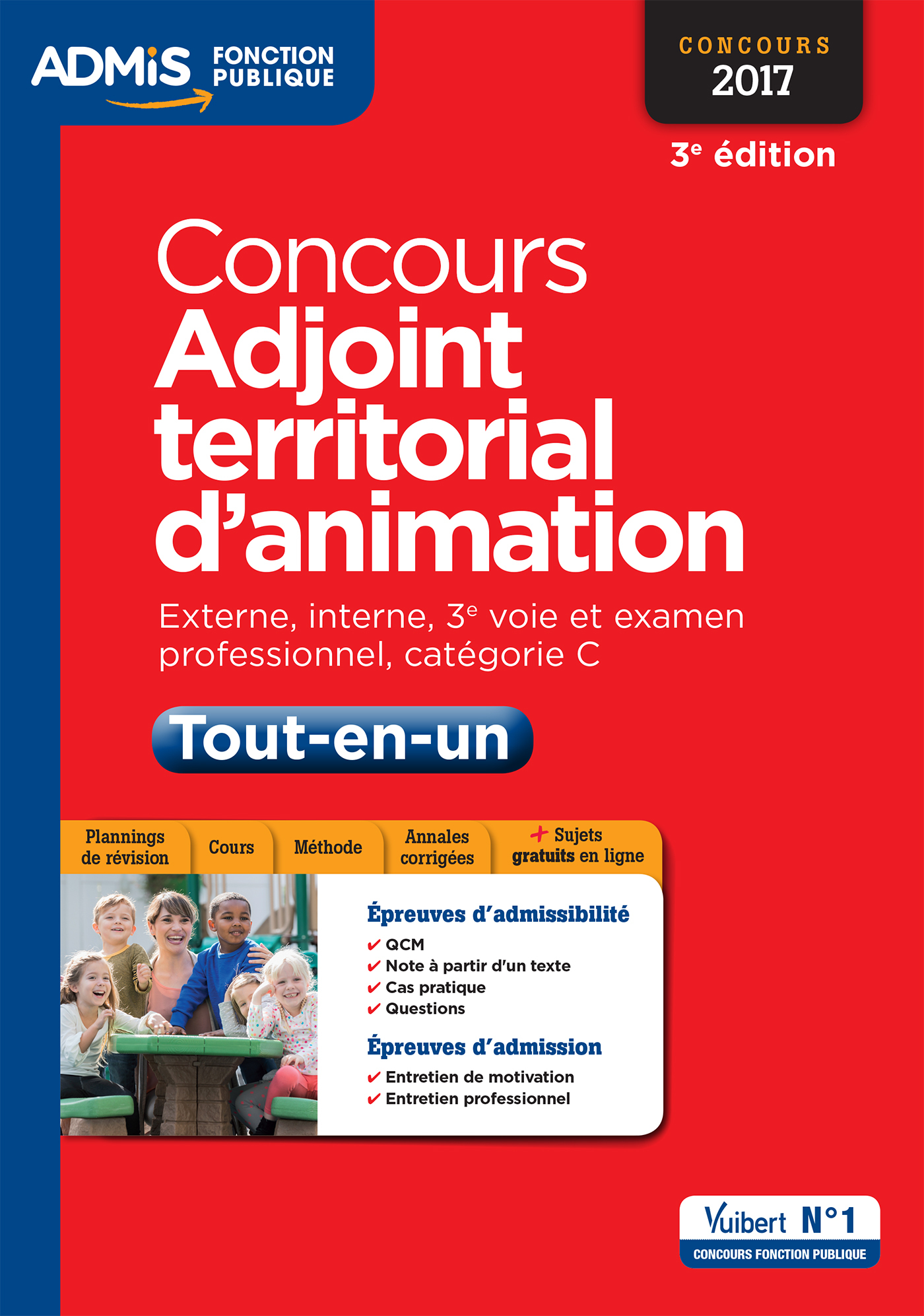 Concours Adjoint territorial d'animation - Tout-en-un - Catégorie C