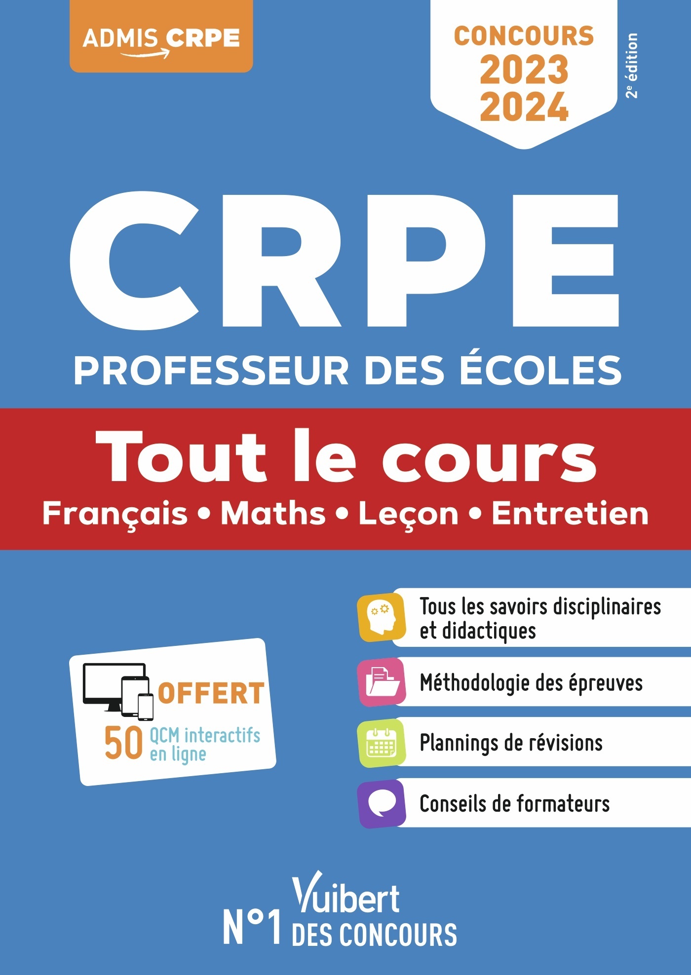 CRPE 2023-2024 - Tout le cours - Ecrit et oral
