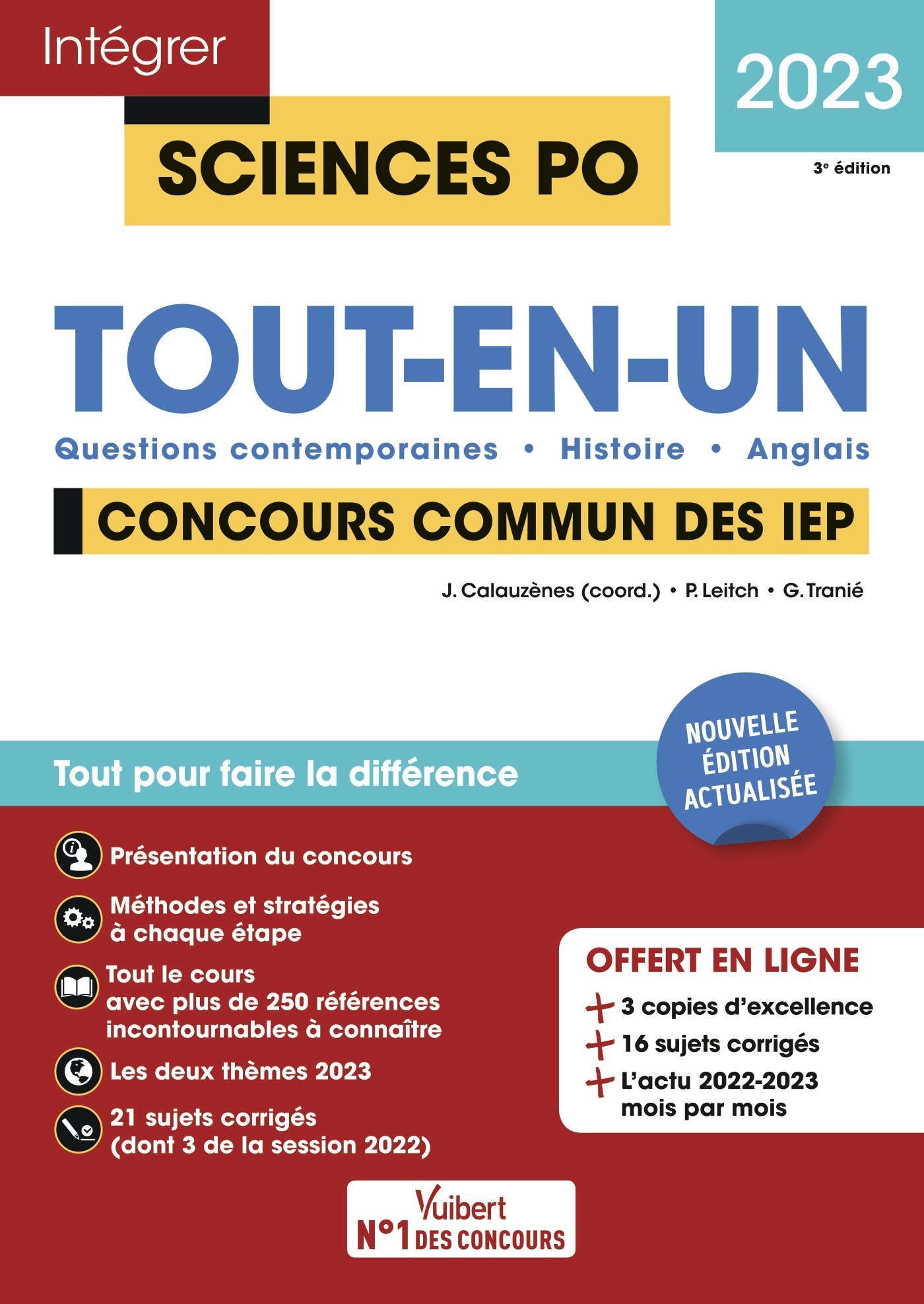 Sciences Po - Tout-en-un - Concours commun des IEP 2023