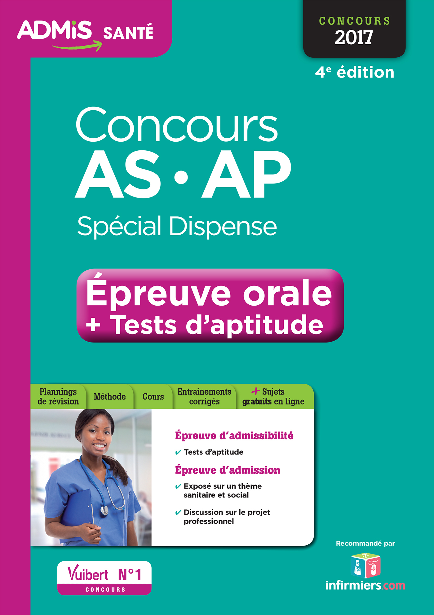 Concours AS et AP - Épreuve orale et tests d'aptitude - Spécial dispense