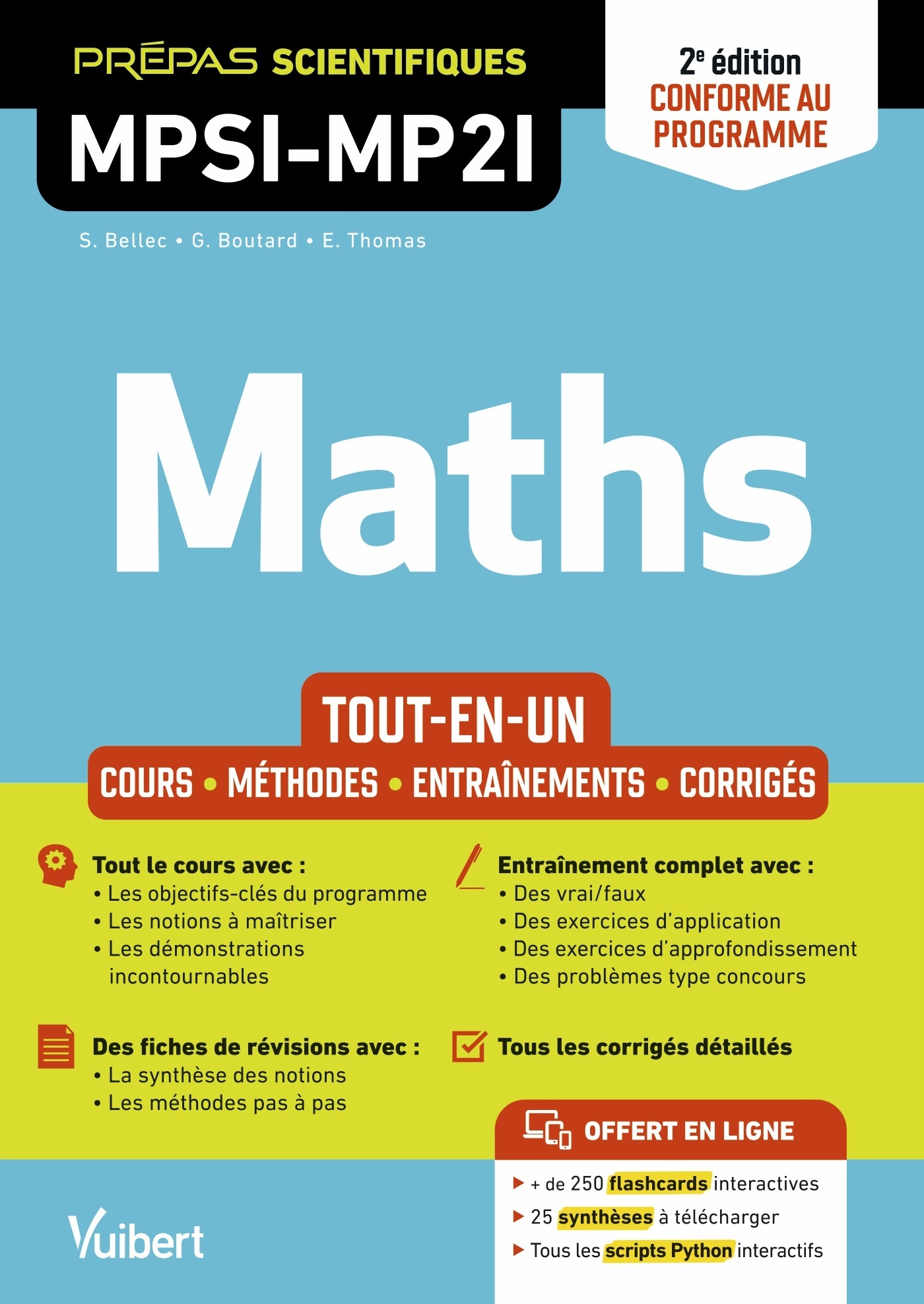 Mathématiques MPSI-MP2I - Tout-en-un