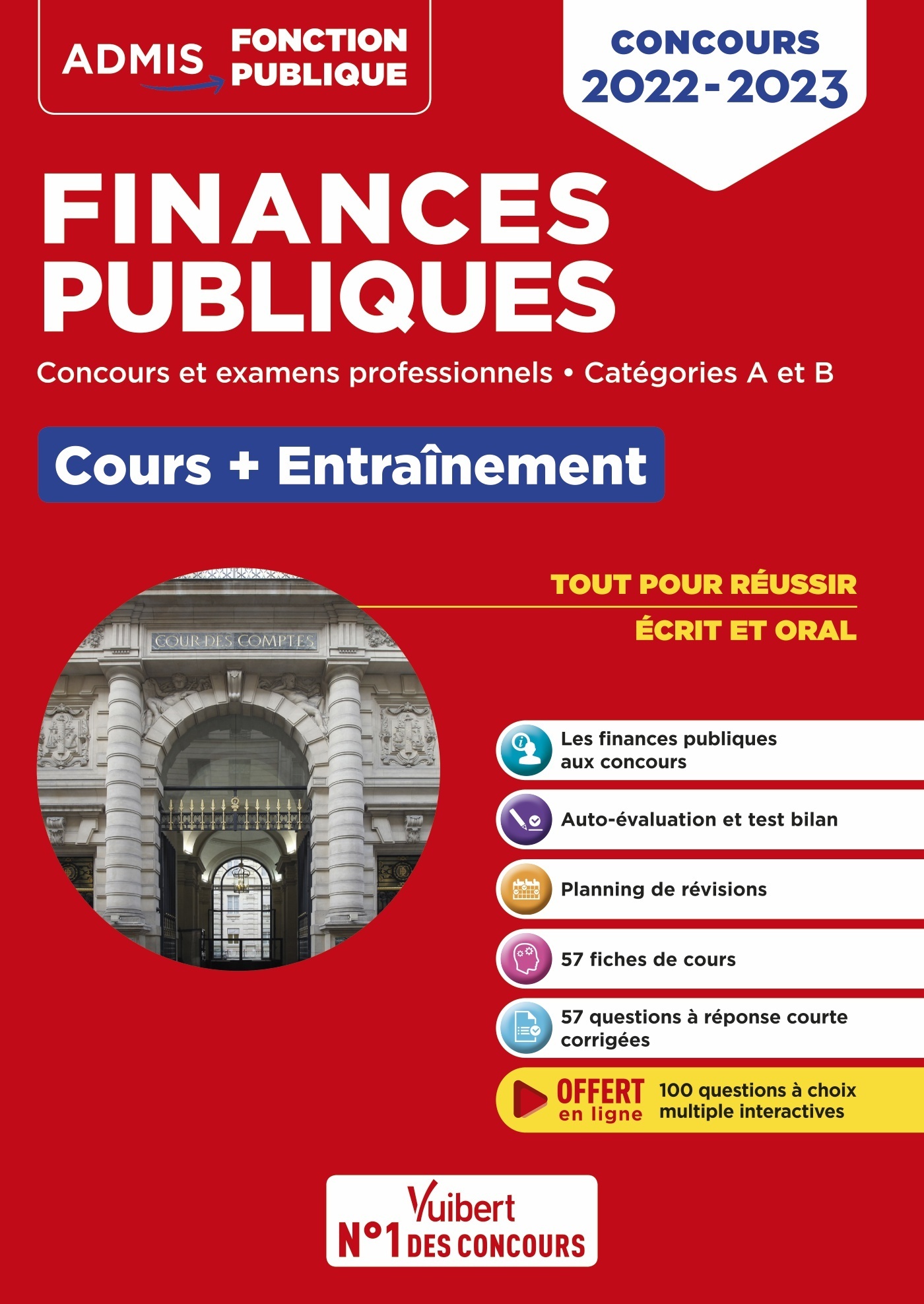 Finances publiques - Cours et entraînement - Concours et examens 2022-2023 - Catégories A et B