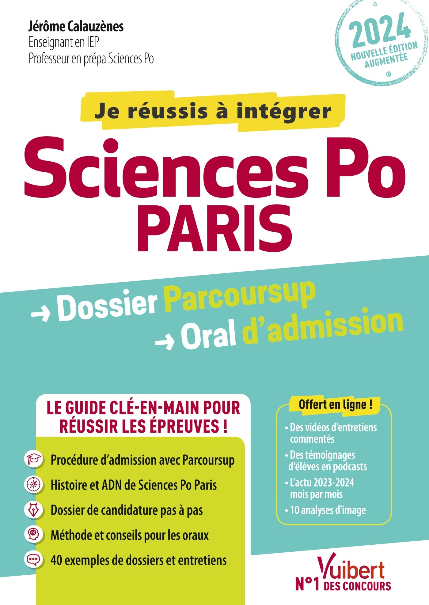 Sciences Po Paris - Dossier Parcoursup et oral - Admission 2024