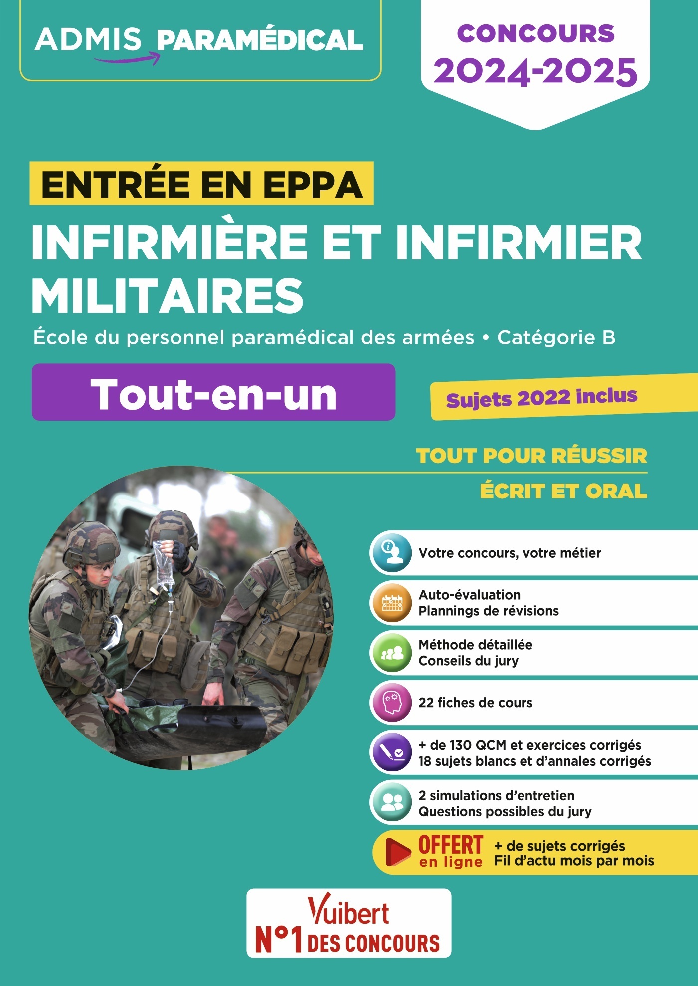 Infirmière et infirmier militaires - Concours entrée en EPPA
