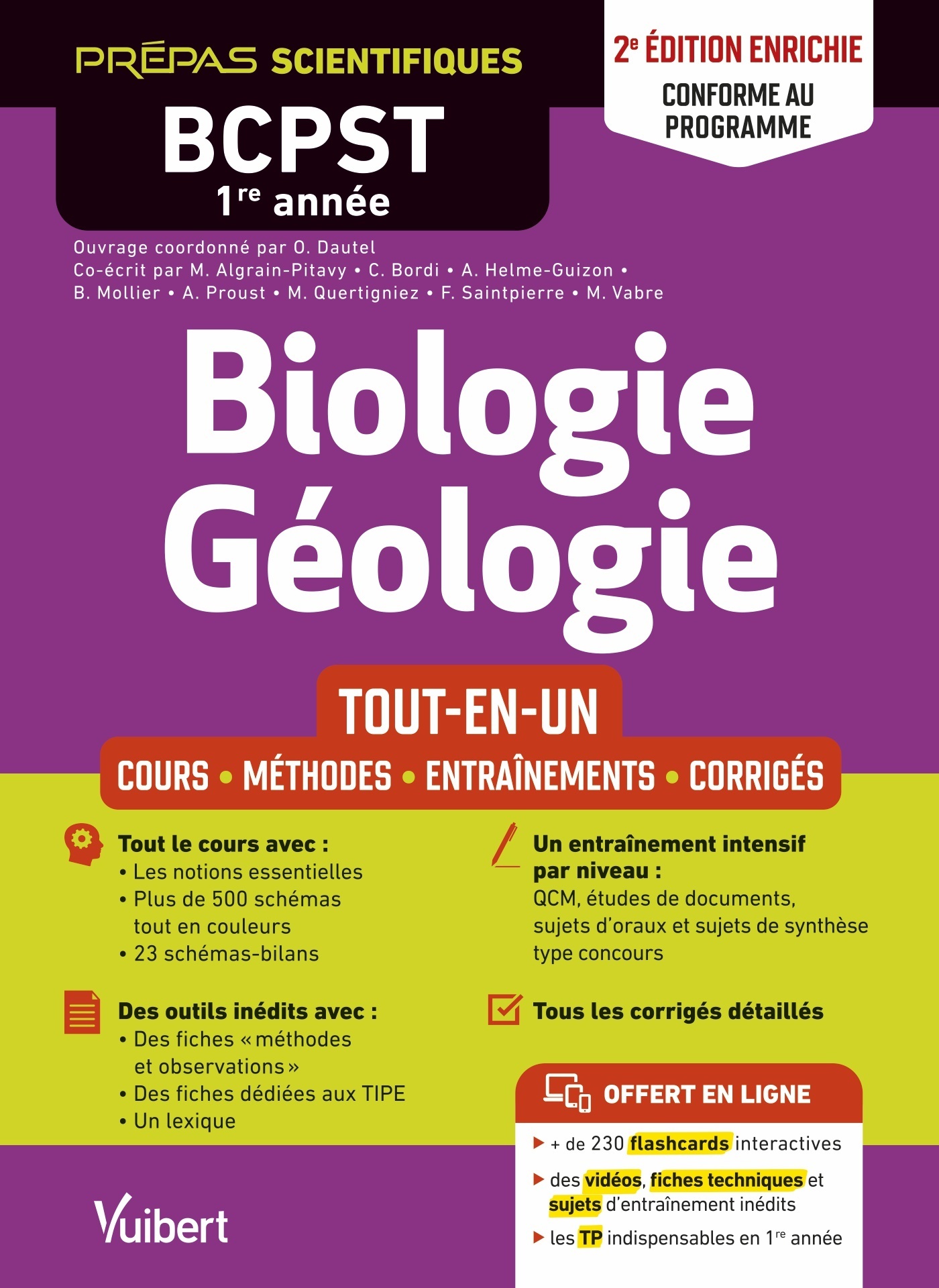 Biologie-Géologie BCPST 1re année - 2e édition conforme au nouveau programme