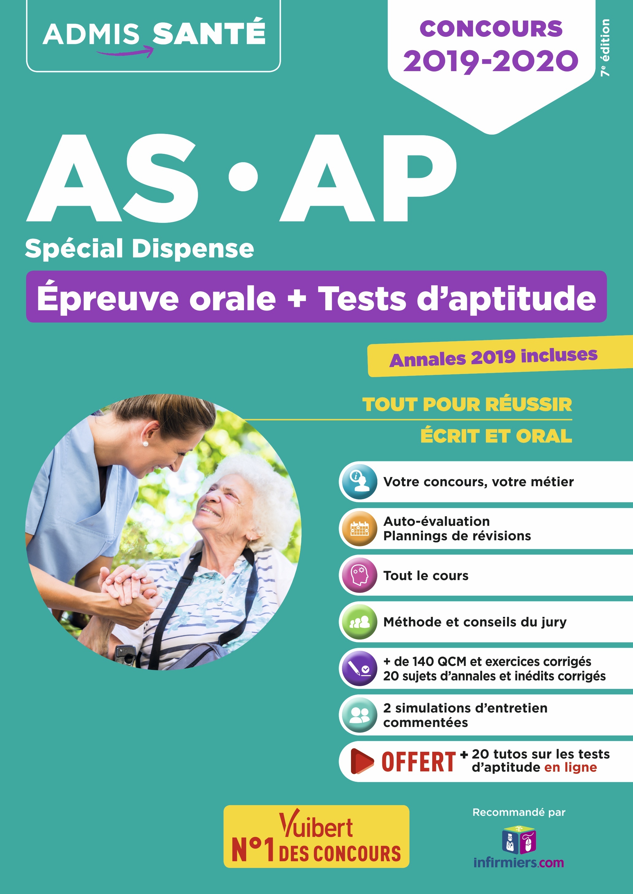 Concours AS et AP - Spécial dispense - Épreuve orale et tests d'aptitude