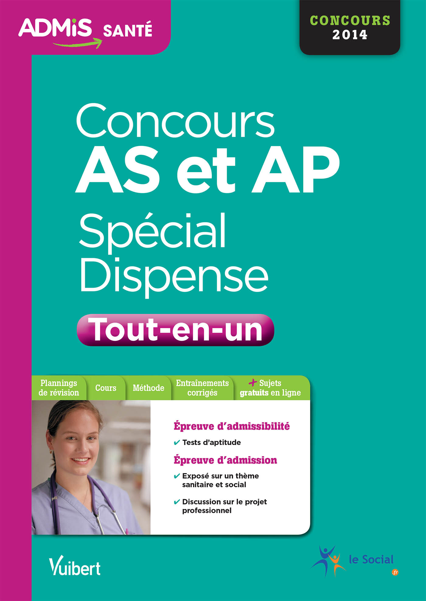 Concours AS et AP - Spécial dispense - Admis - Tout-en-un