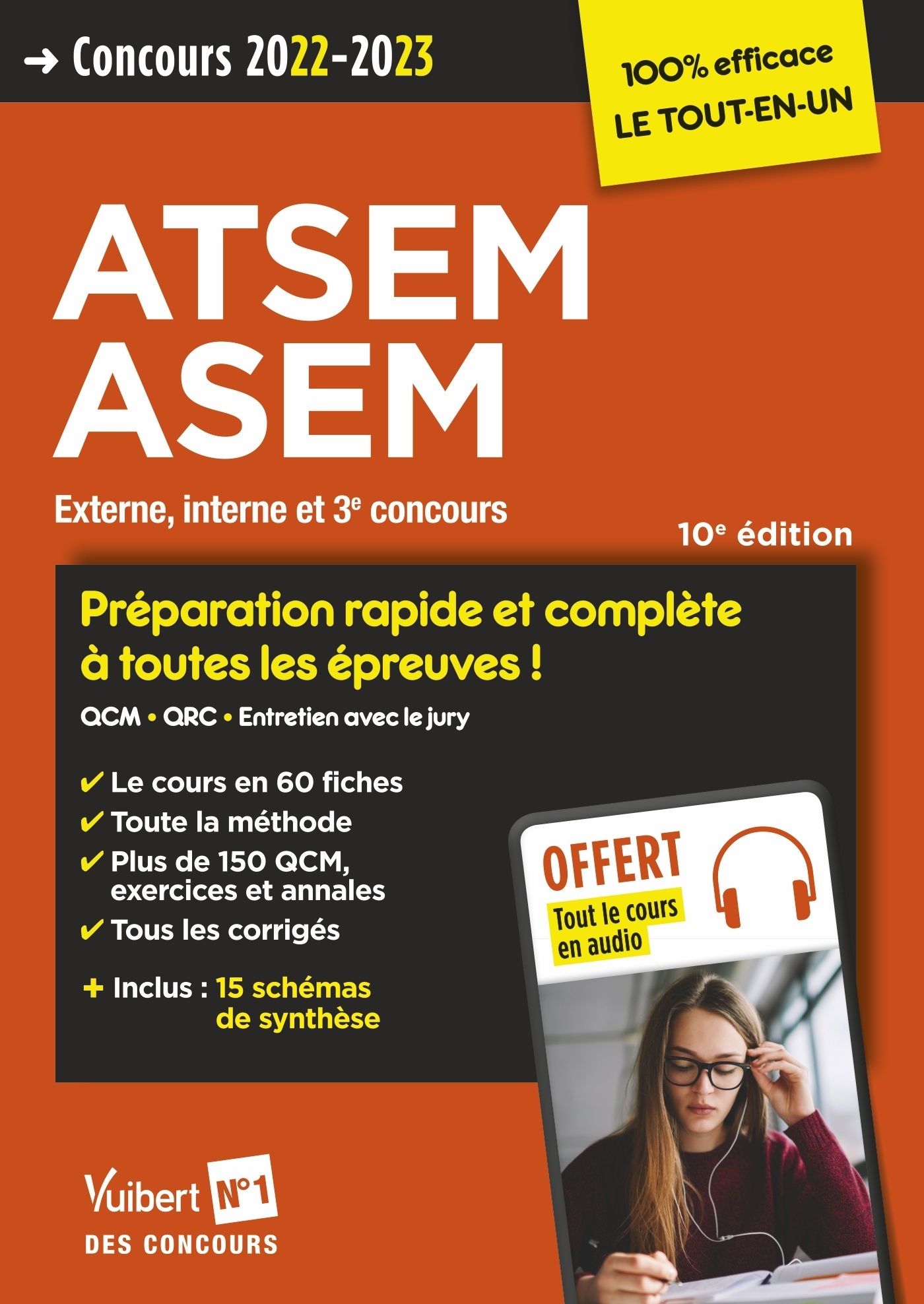 Concours ATSEM et ASEM - Catégorie C - Préparation rapide et complète à toutes les épreuves - Tout le cours en audio