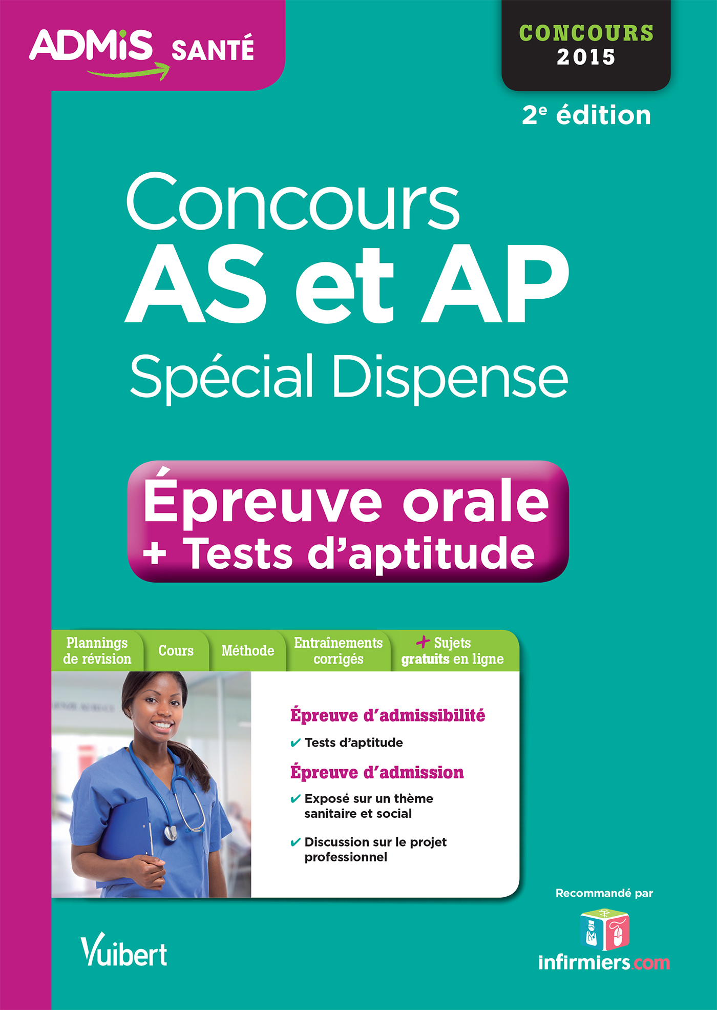 Concours AS et AP - Spécial dispense - Épreuve orale et tests d'aptitude