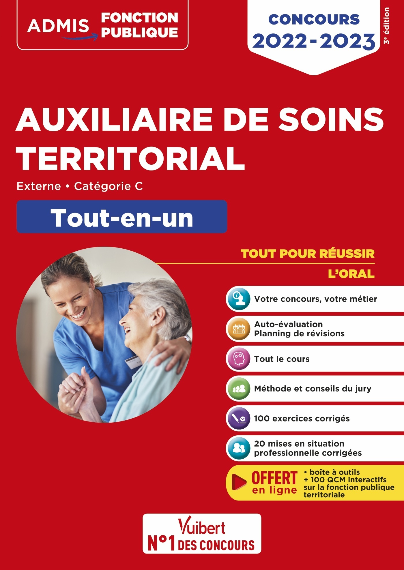 Concours Auxiliaire de soins territorial - Catégorie C - Tout-en-un
