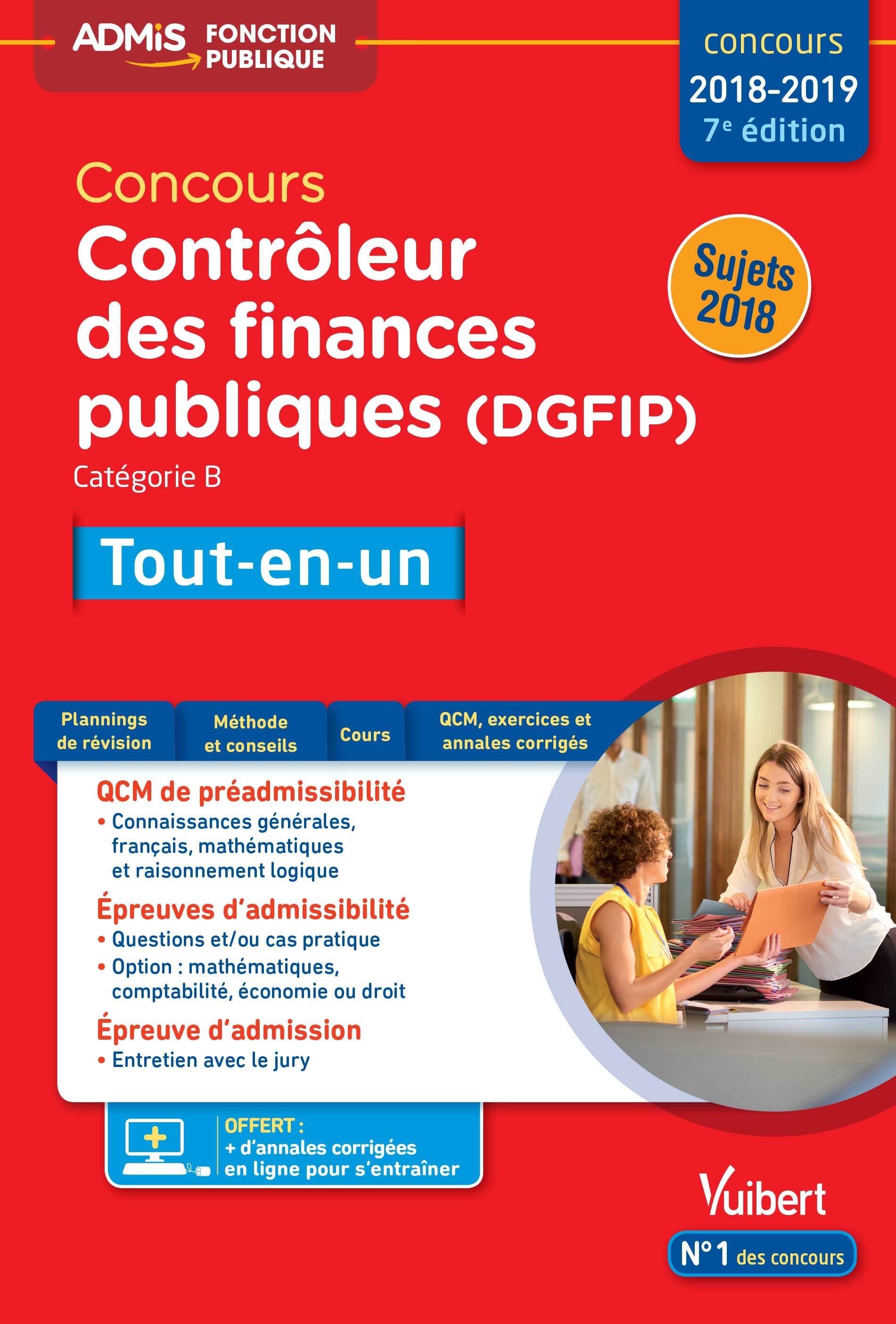 Concours Contrôleur des Finances publiques (DGFIP) - Catégorie B - Tout-en-un
