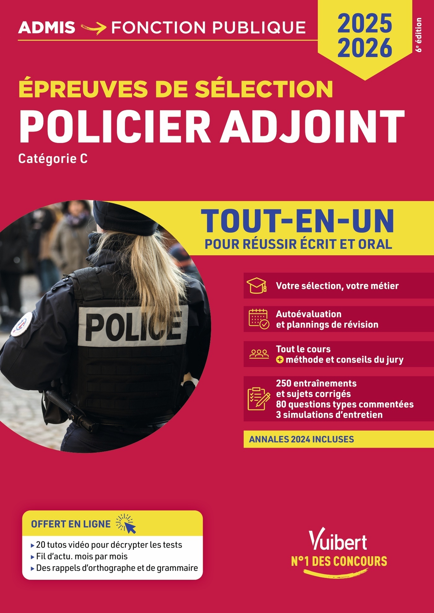 Policier adjoint - Catégorie C - Tout-en-un
