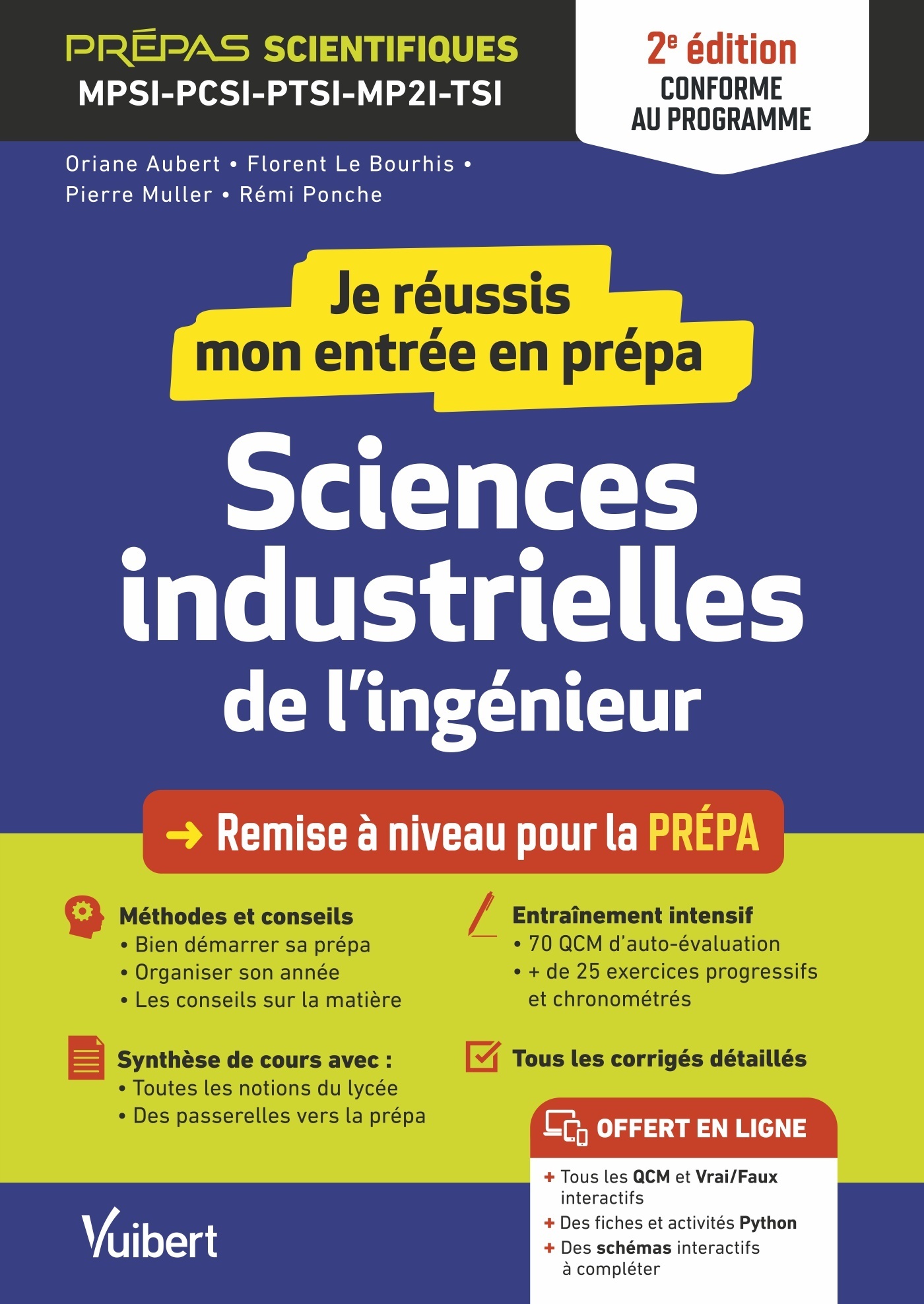 Je réussis mon entrée en prépa. Sciences industrielles de l'ingénieur 2e édition