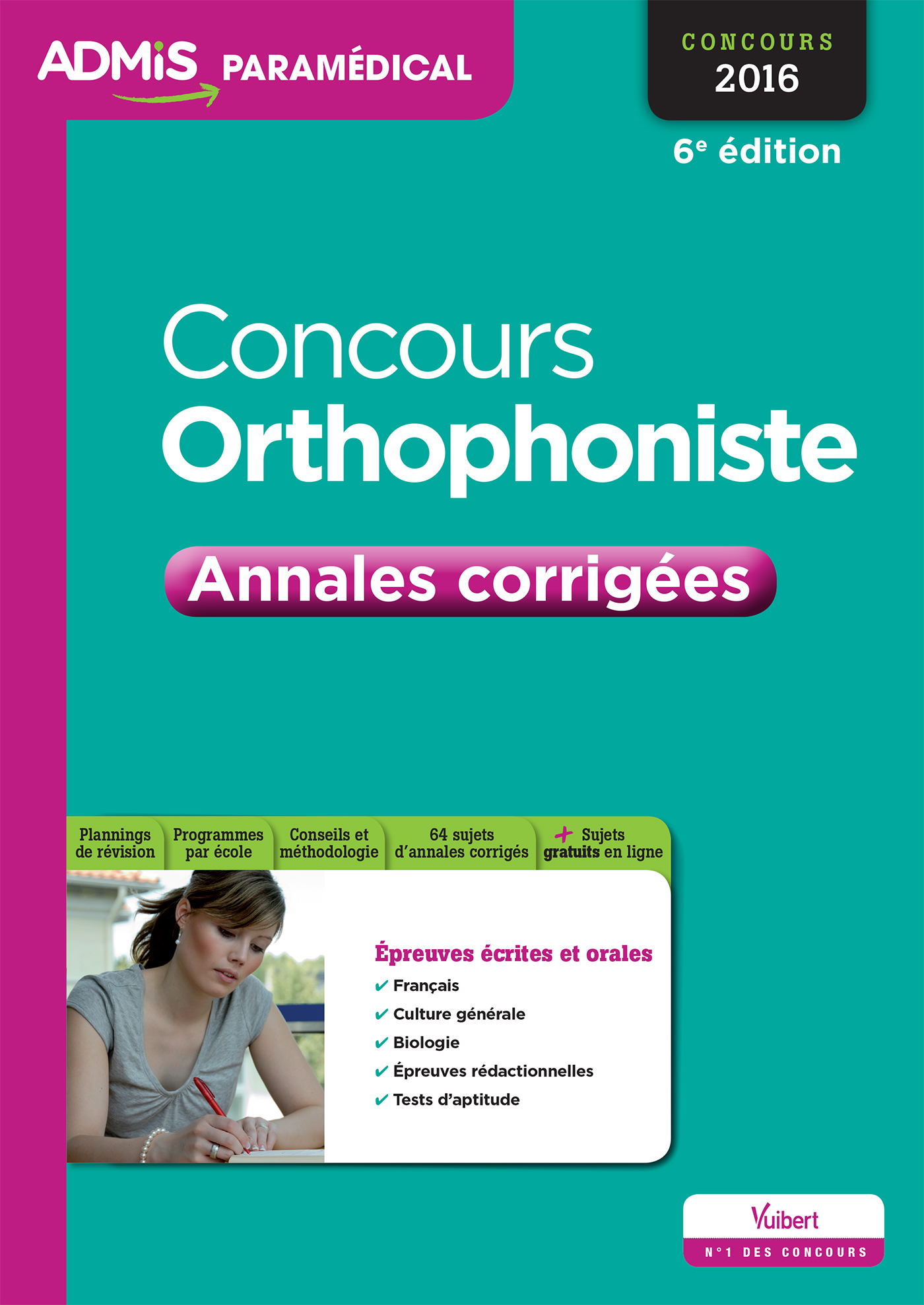 Concours Orthophoniste - Annales corrigées