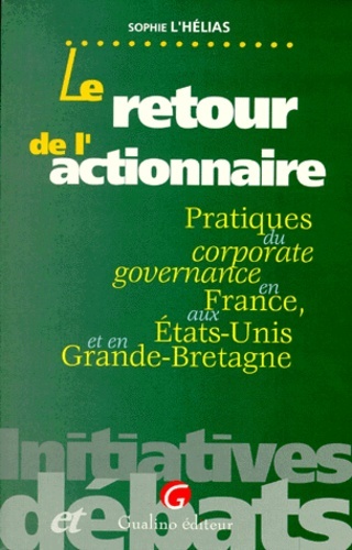 LE RETOUR DE L'ACTIONNAIRE