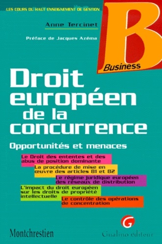 DROIT EUROPÉEN DE LA CONCURRENCE