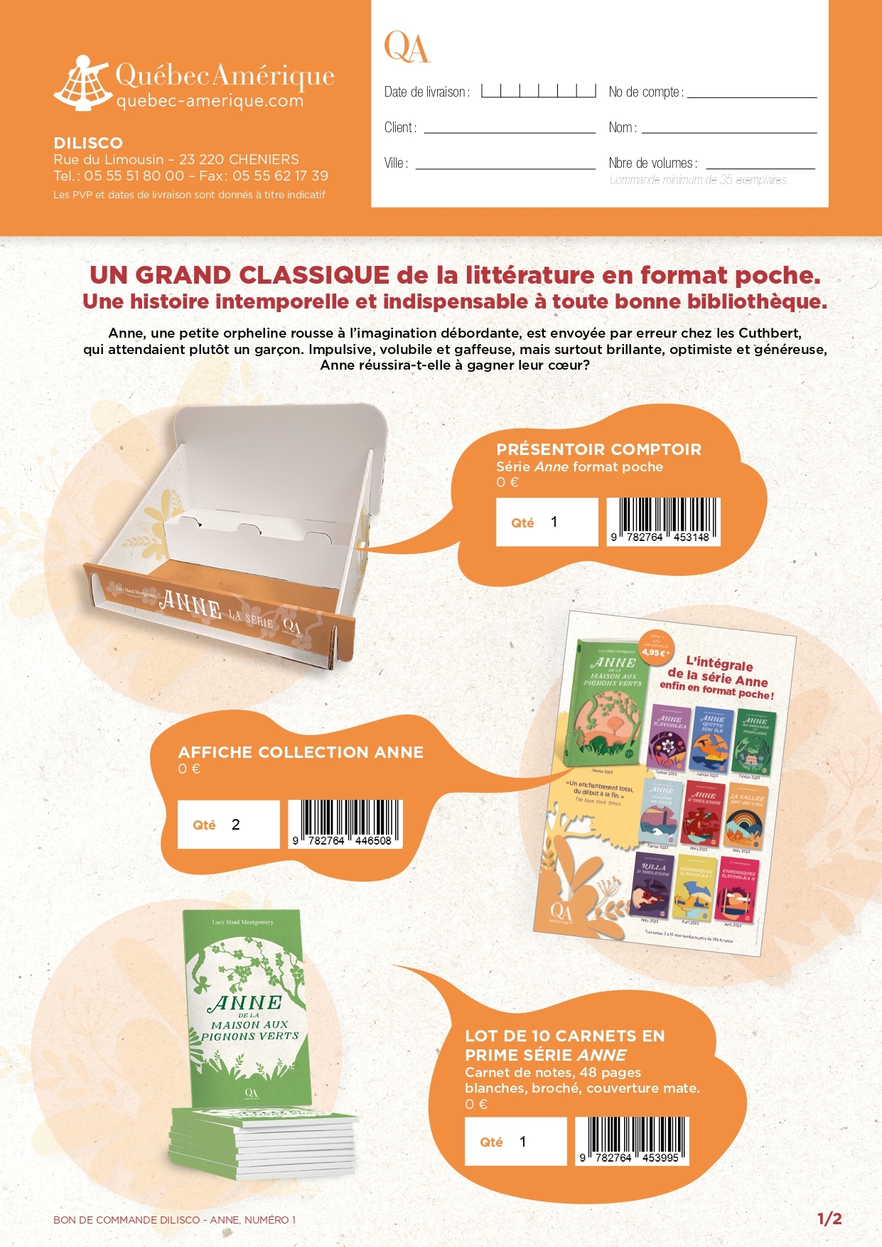 Prime opération Série Anne format poche