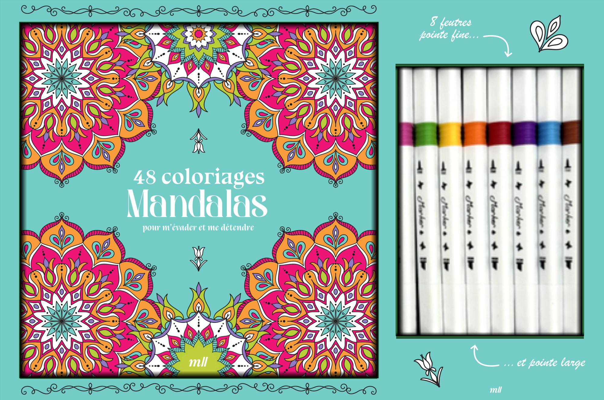 Coffret Coloriages - Mandalas